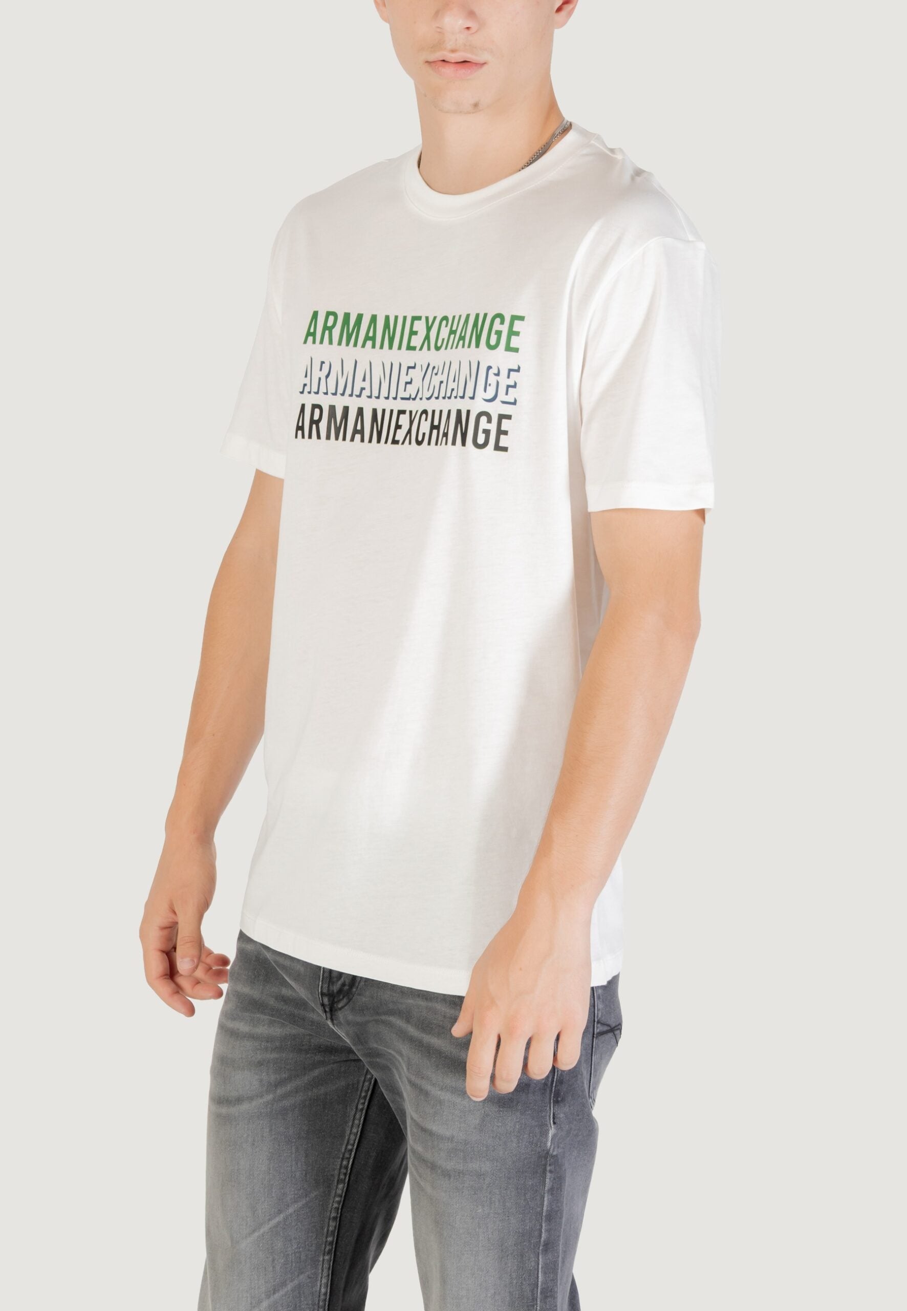 Armani Exchange Men's White T-Shirt XM001444 AF10358