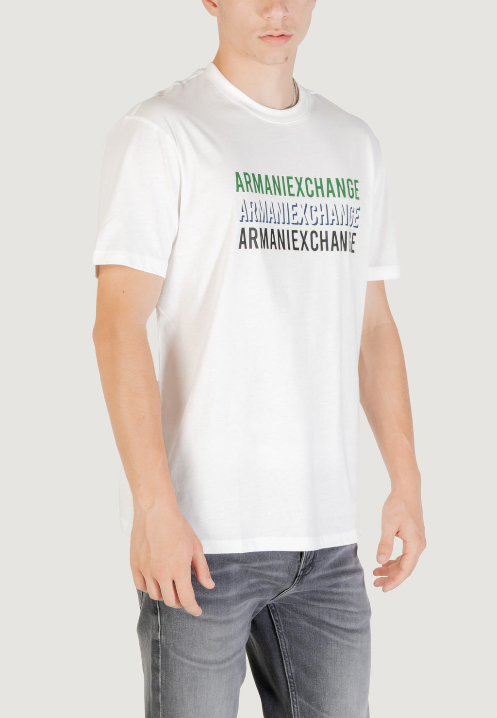 Armani Exchange Men's White T-Shirt XM001444 AF10358