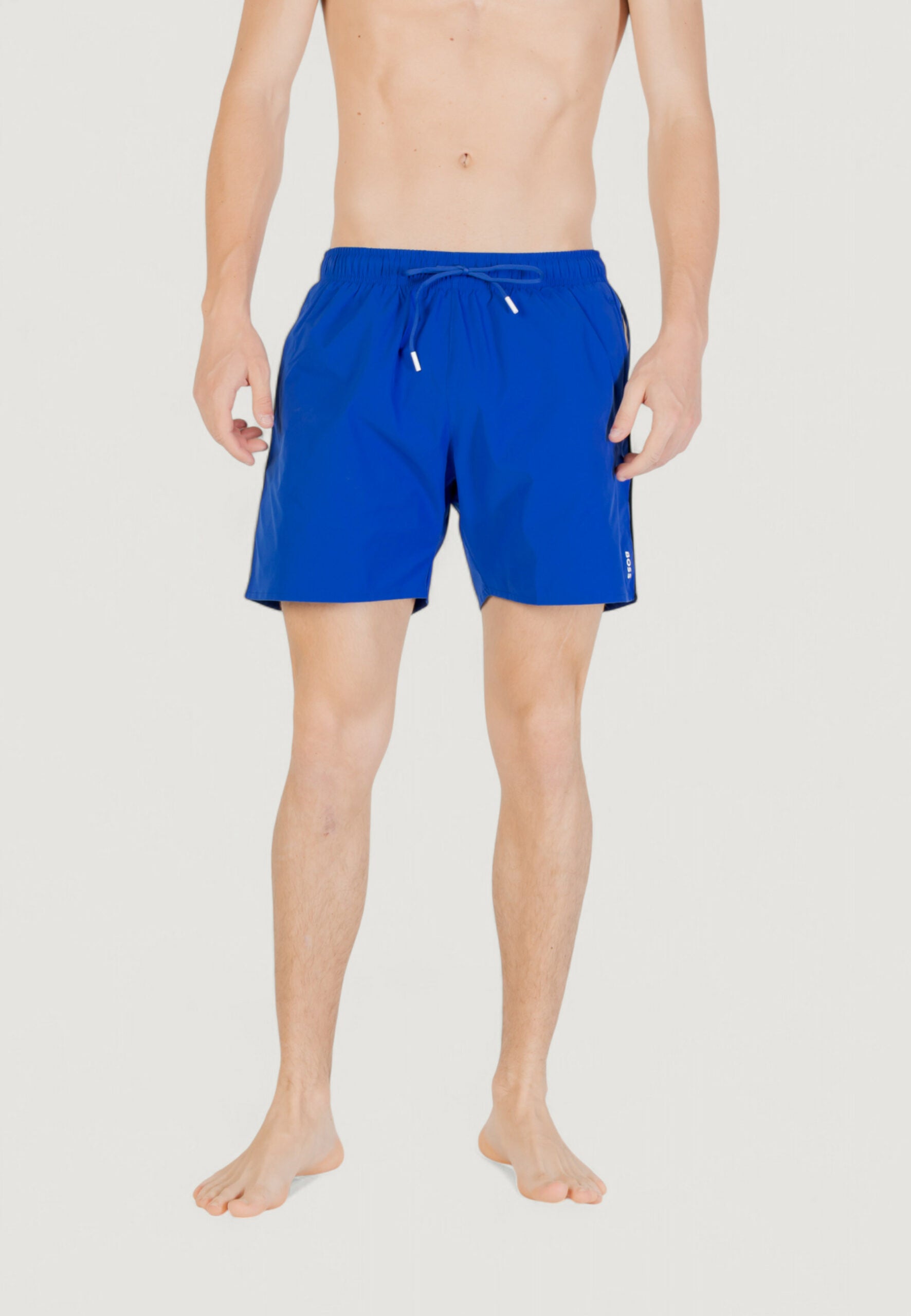 Boss Men's Blue Boxer Swim Shorts - Swimwear & Beachwear