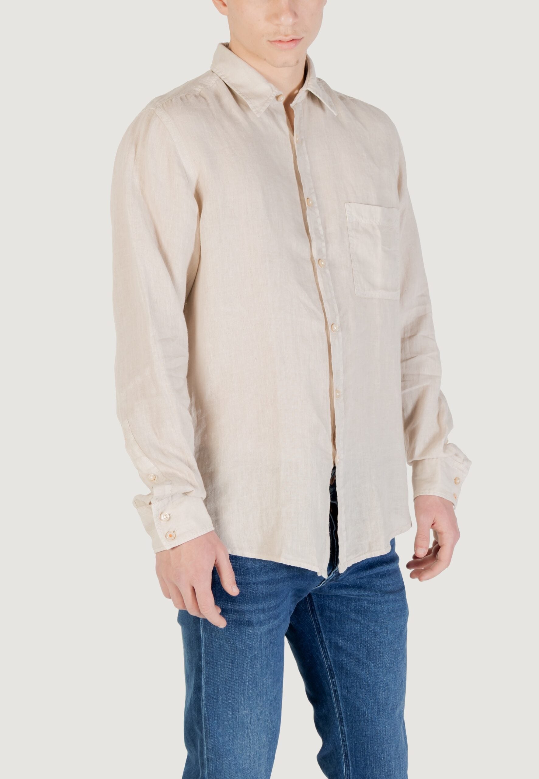 Boss Relegant-6-M Long Sleeve Shirt - Light Beige