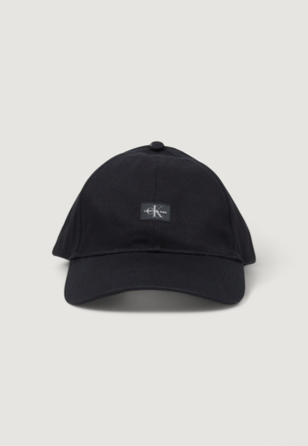 Calvin Klein Jeans 6 Panel SM Monologo Patch Visor Hat - Black