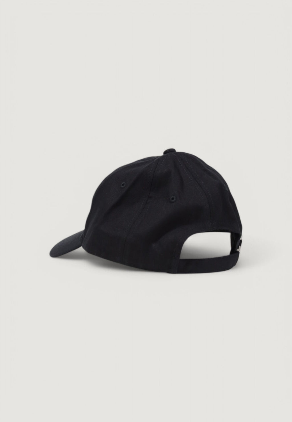 Calvin Klein Jeans 6 Panel SM Monologo Patch Visor Hat - Black
