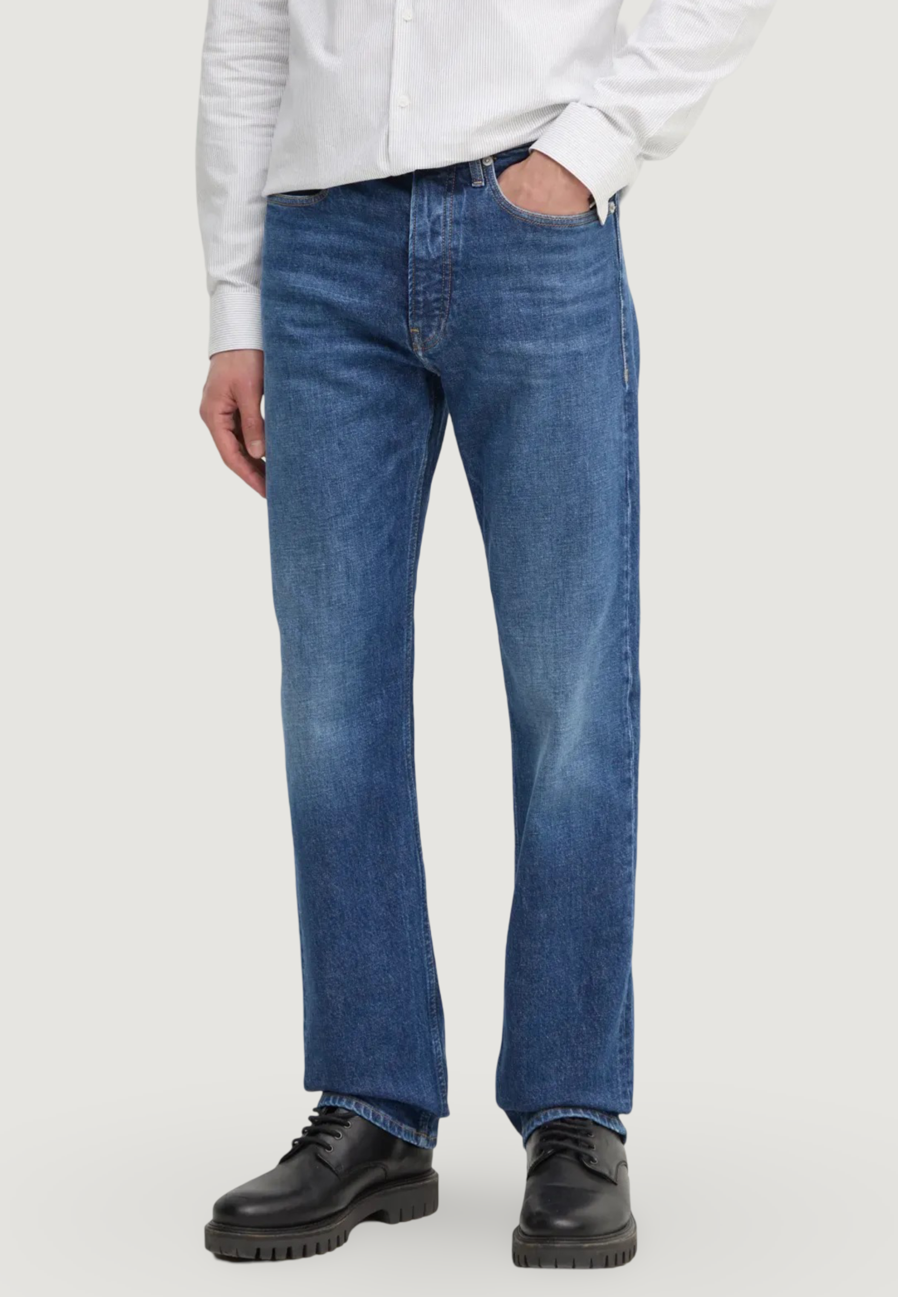 Calvin Klein Jeans Standard Straight Jeans - Dark Denim