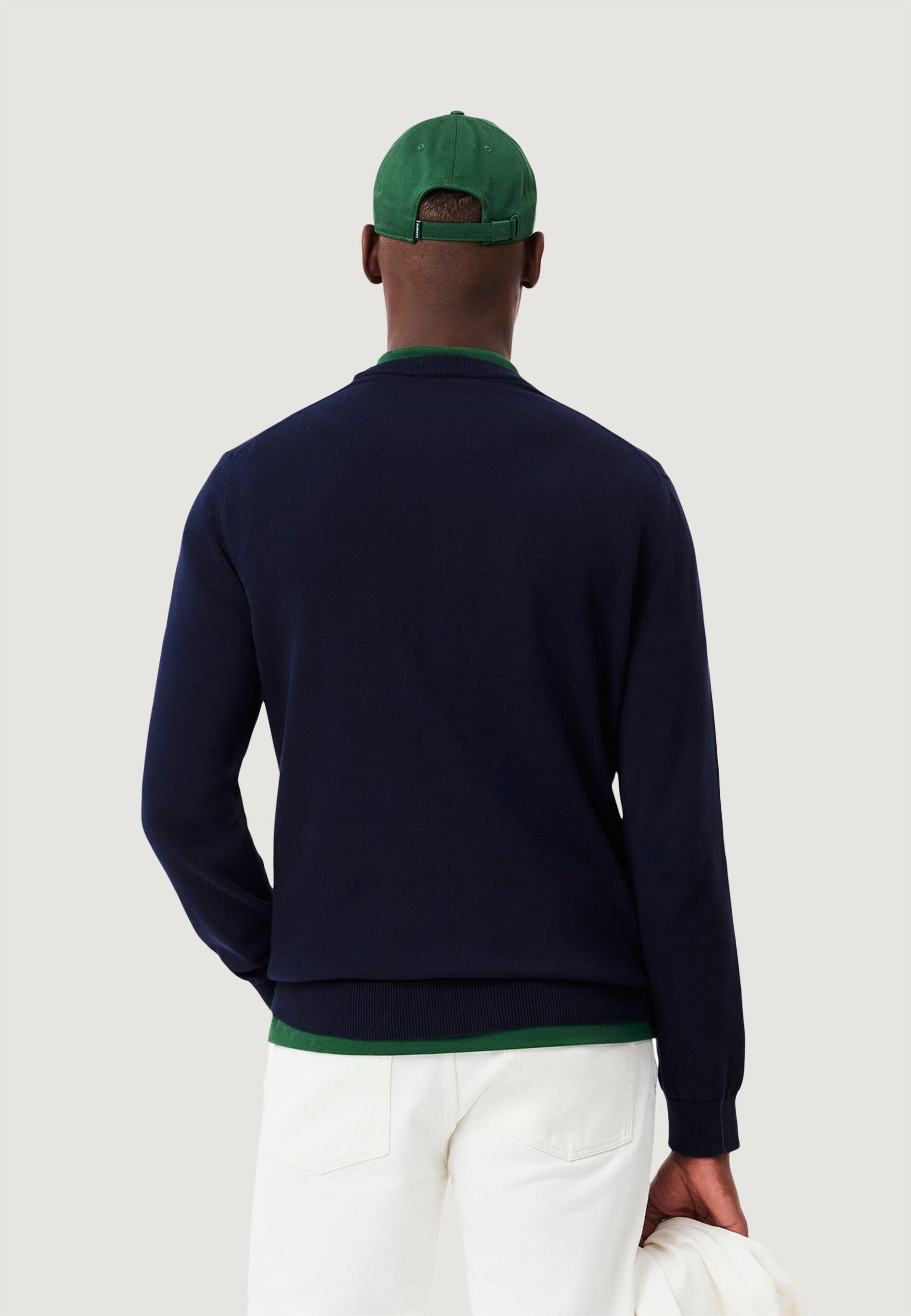 Lacoste Men's Dark Blue Crewneck Sweater
