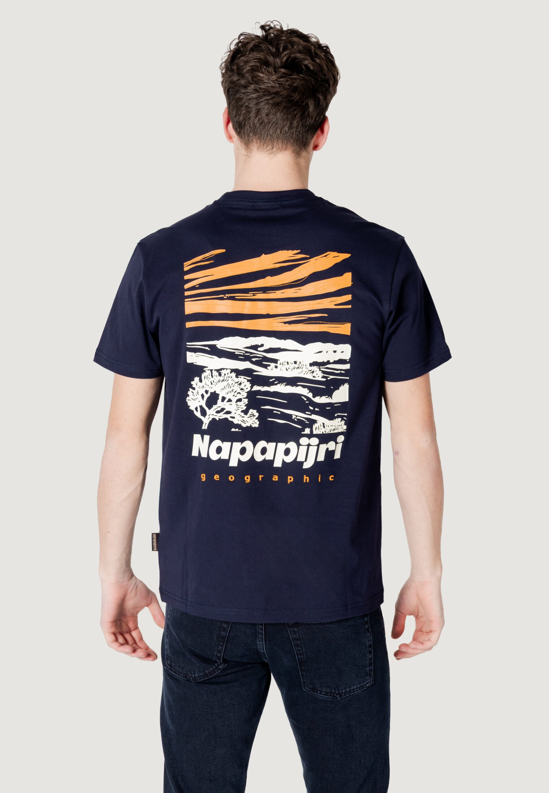 Napapijri S-Vignoni Back T-Shirt - Navy Blue