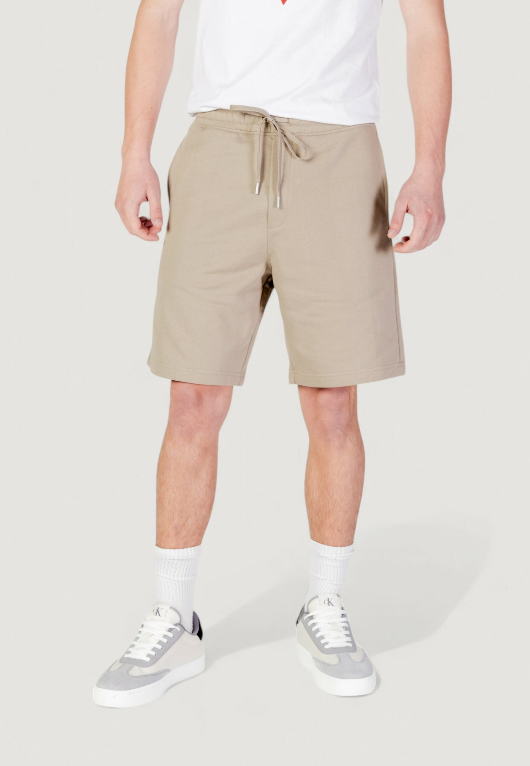 Replay Men's Bermuda Shorts - Light Beige Casual Fit