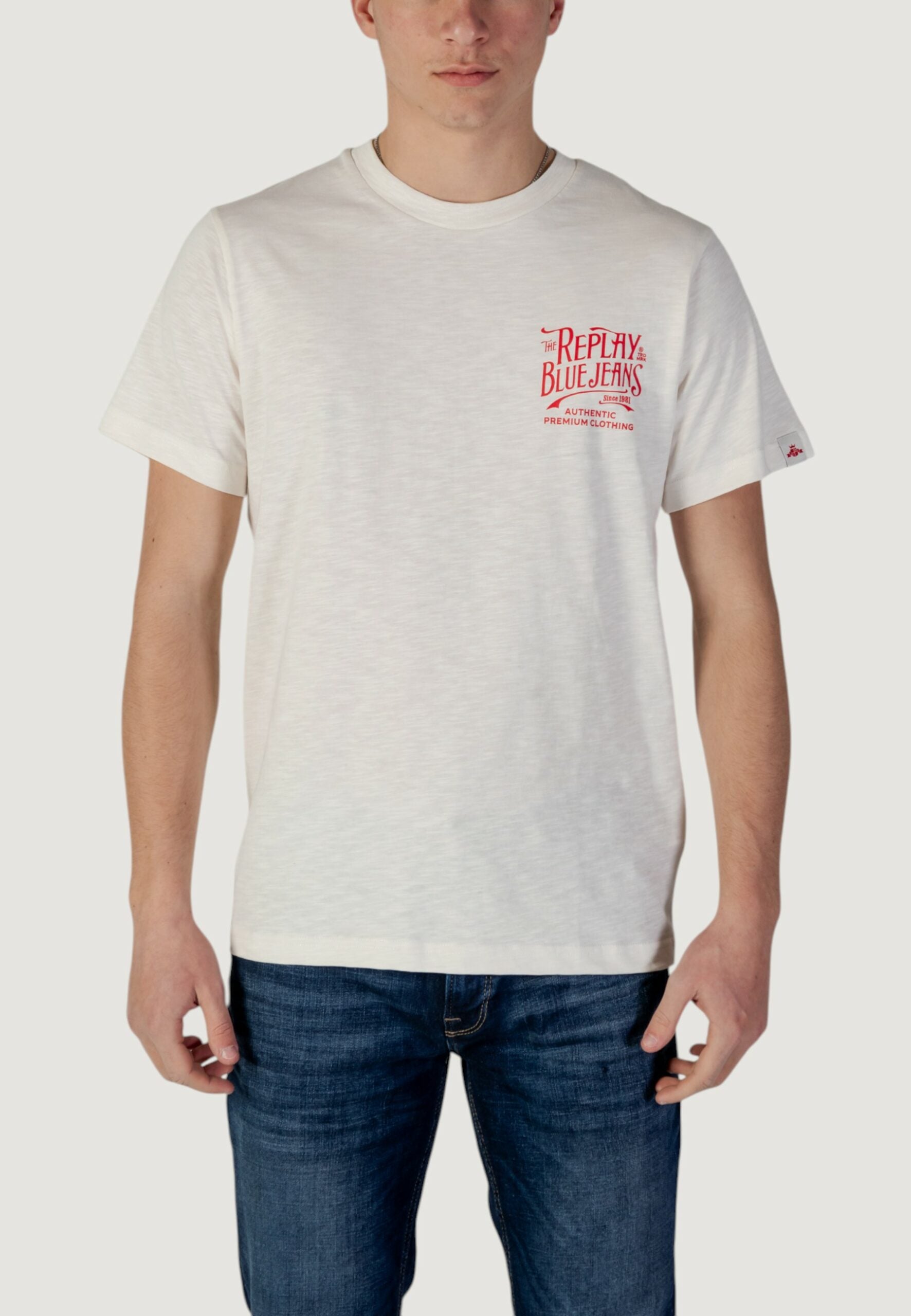 Replay M3023 Cream T-Shirt