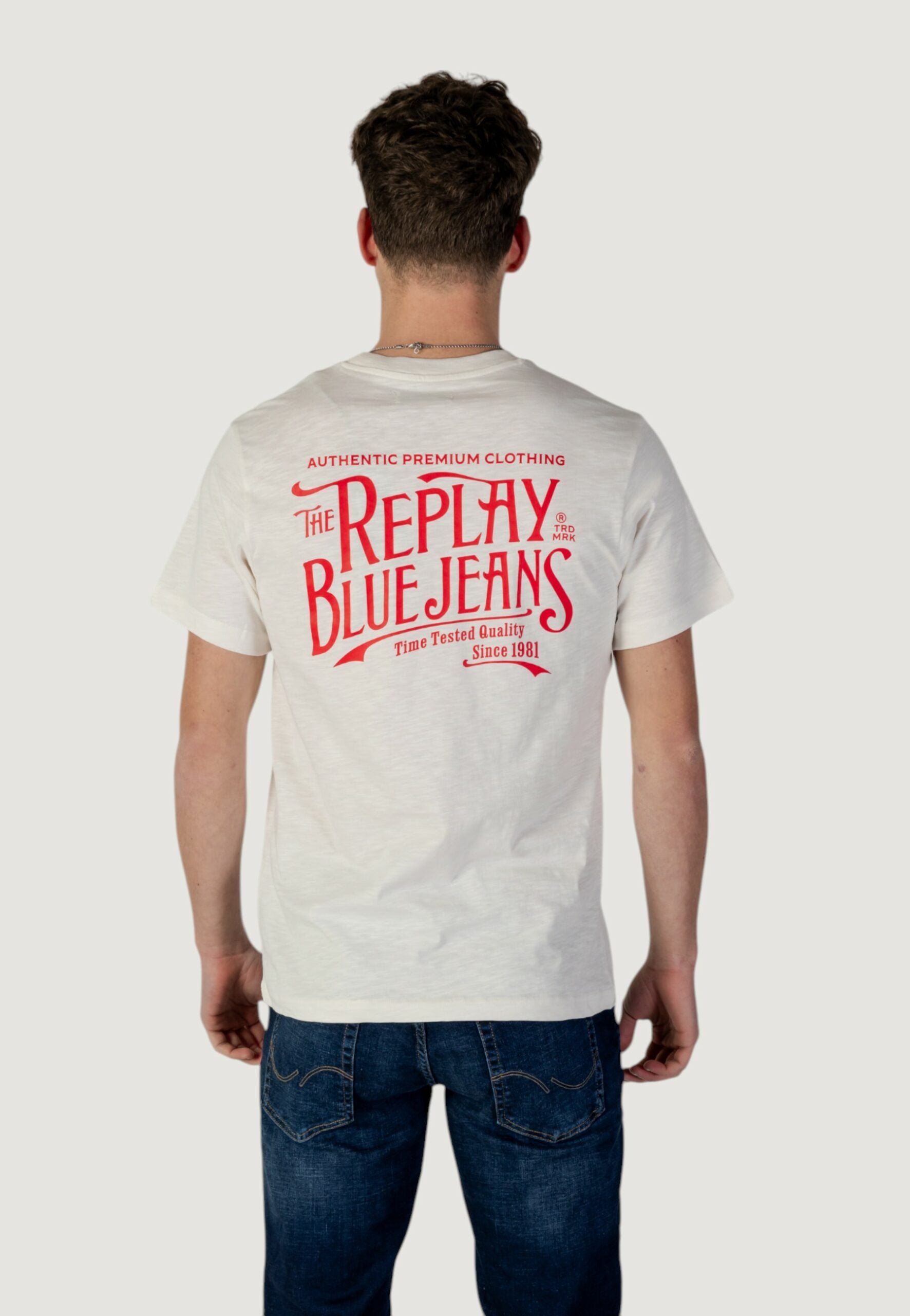 Replay M3023 Cream T-Shirt
