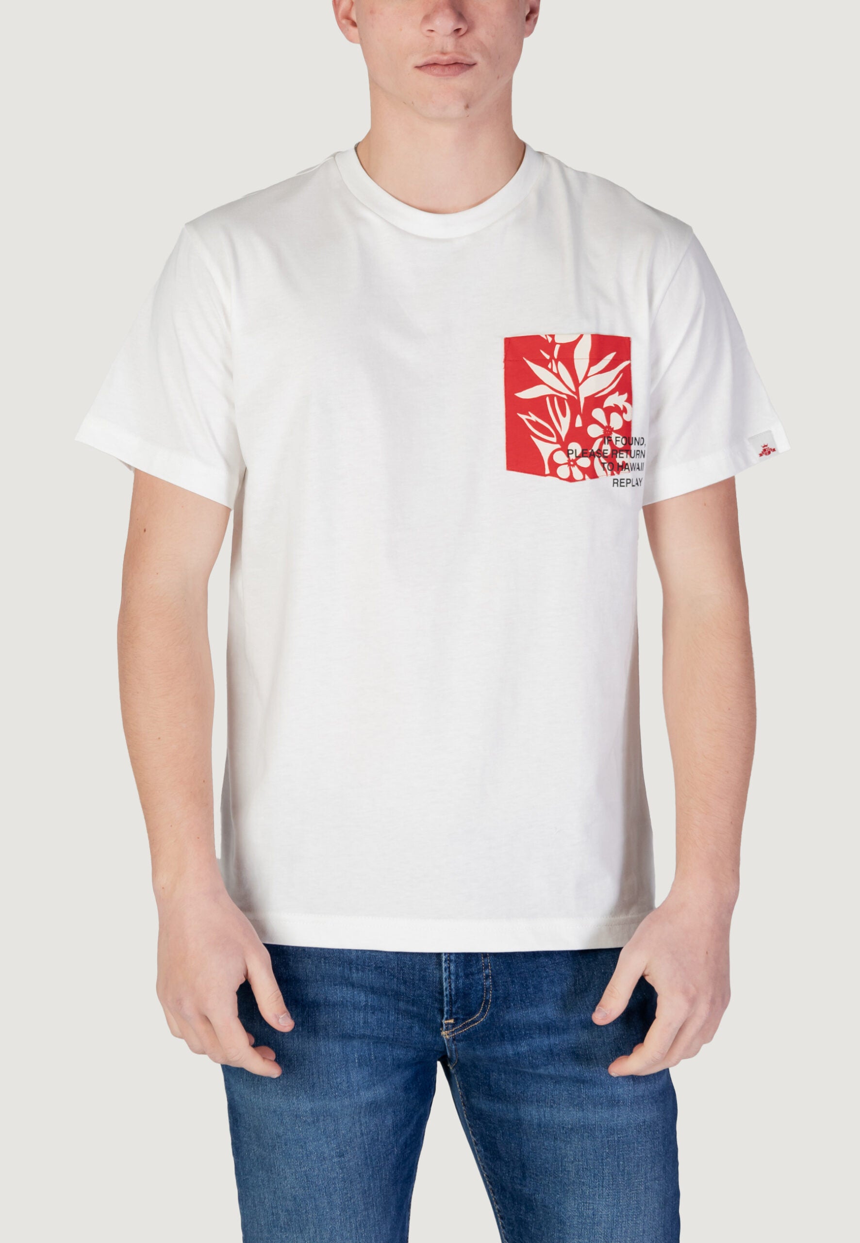 Replay M3065 White T-Shirt
