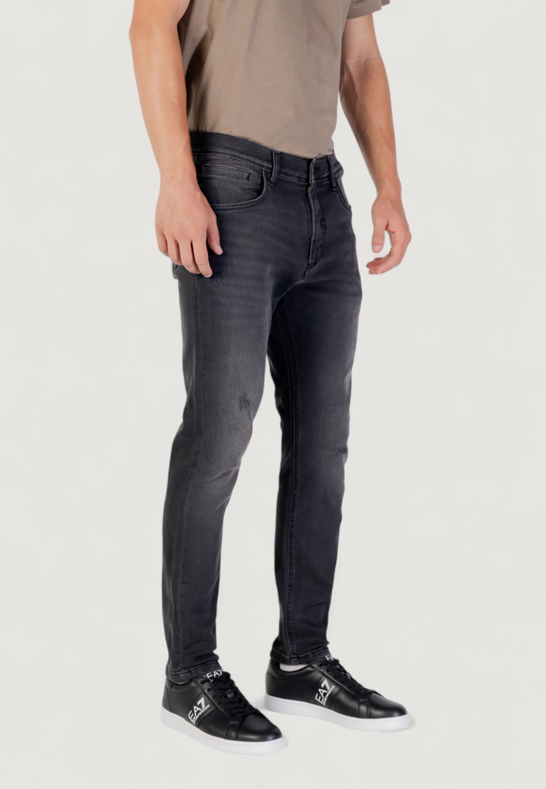 Antony Morato Men's KARL Skinny Cropped Fit Jeans - Black