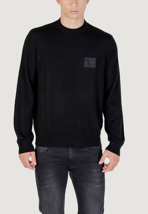 Armani Exchange Men's Black Pullover Sweater