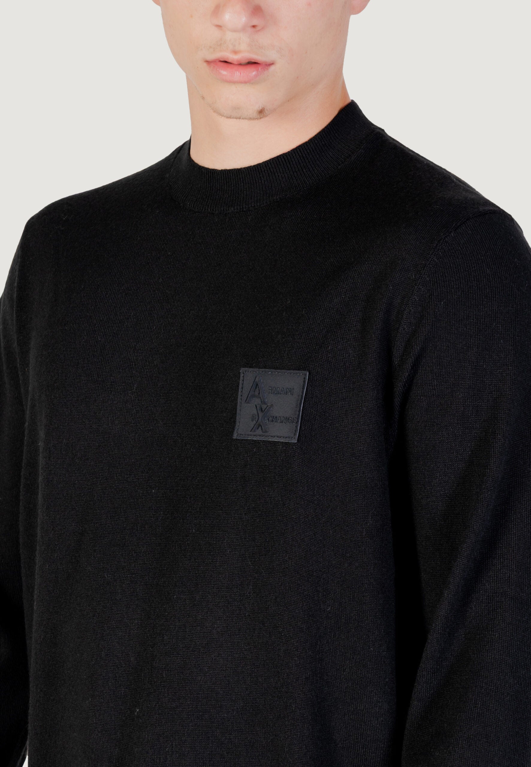 Armani Exchange Men's Black Pullover Sweater