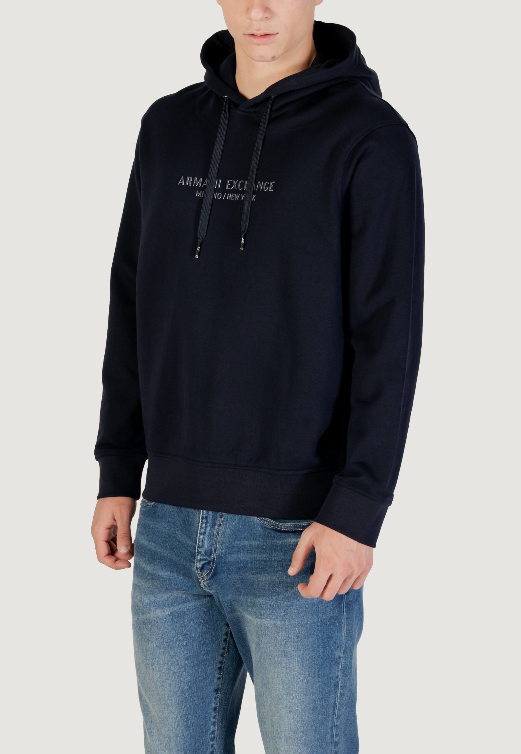 Armani Exchange Men's Dark Blue Hoodie