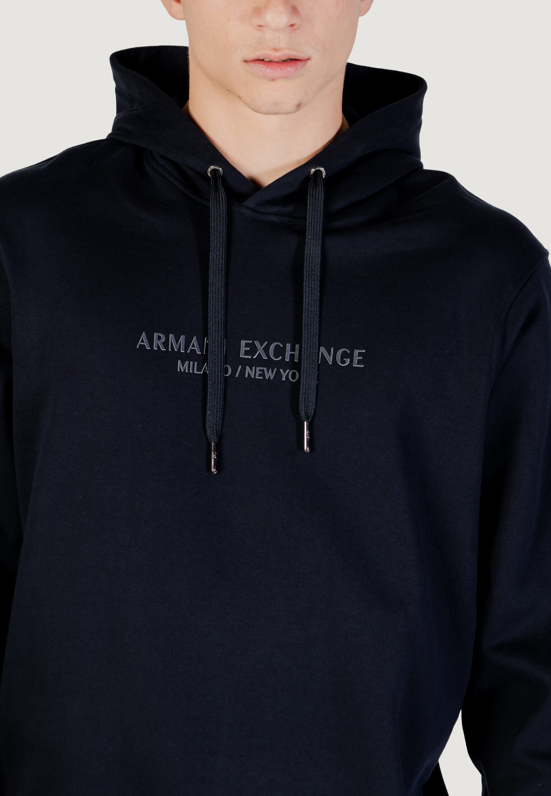 Armani Exchange Men's Dark Blue Hoodie