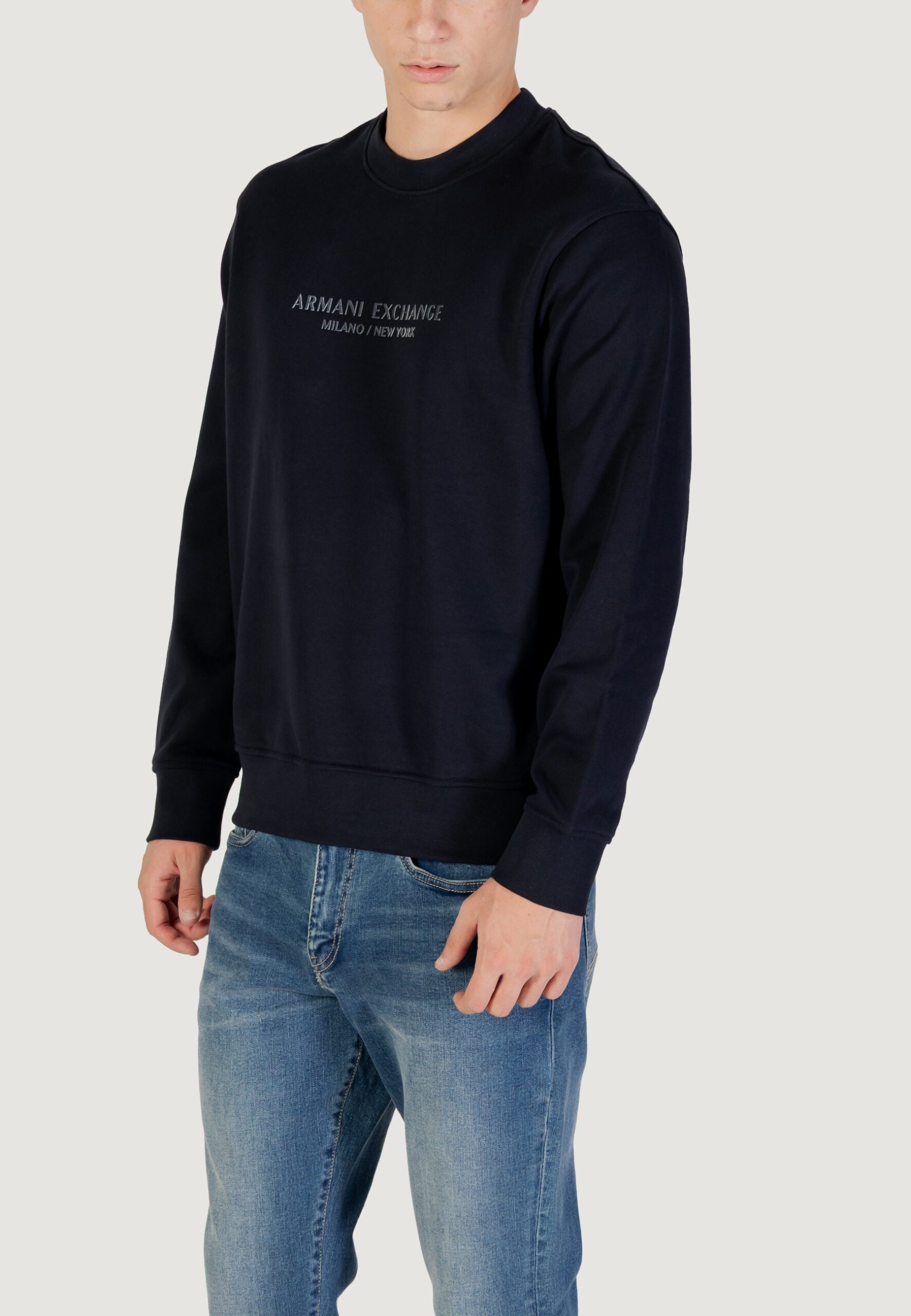 Armani Exchange Men's Dark Blue Hoodie