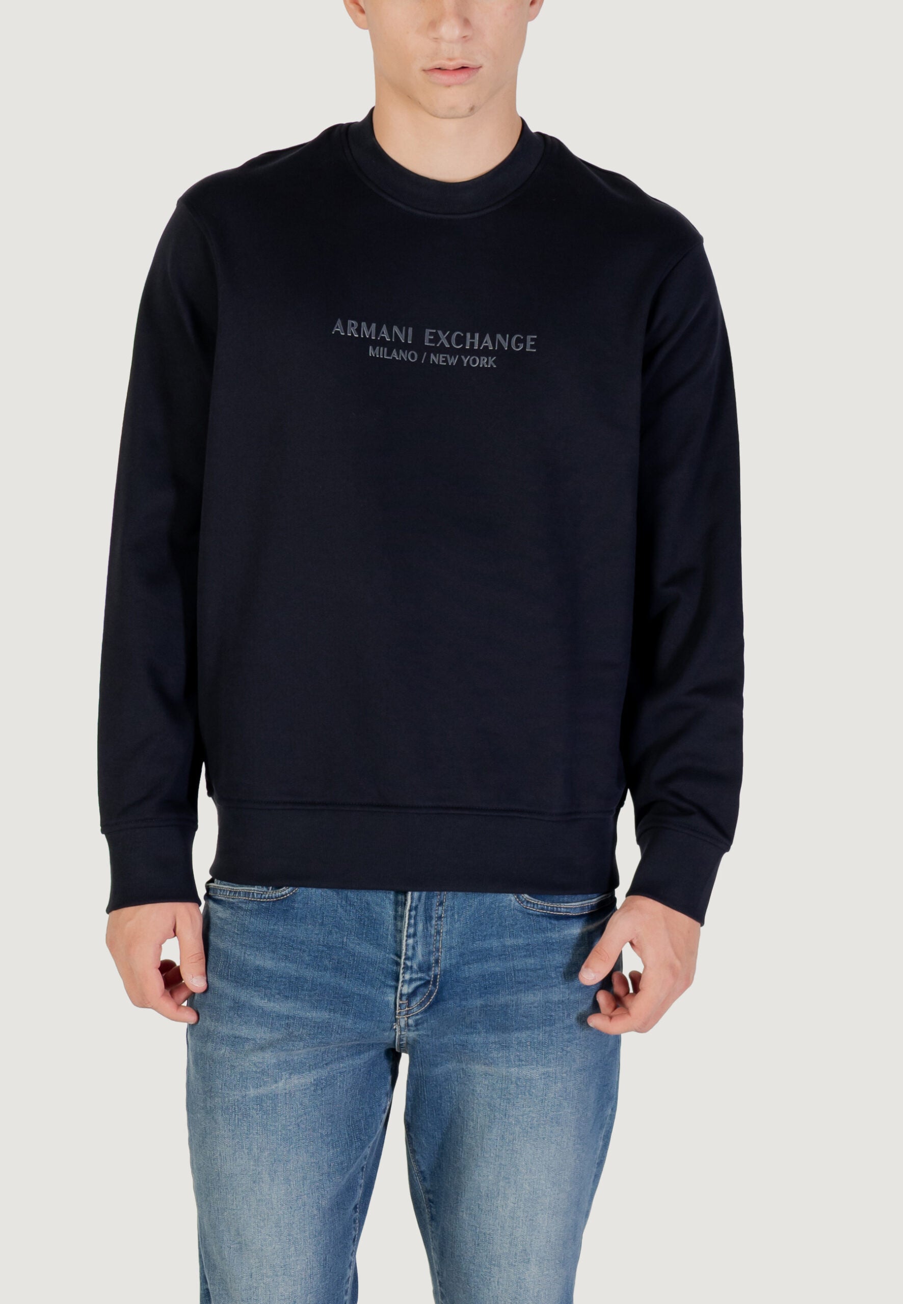 Armani Exchange Men's Dark Blue Hoodie