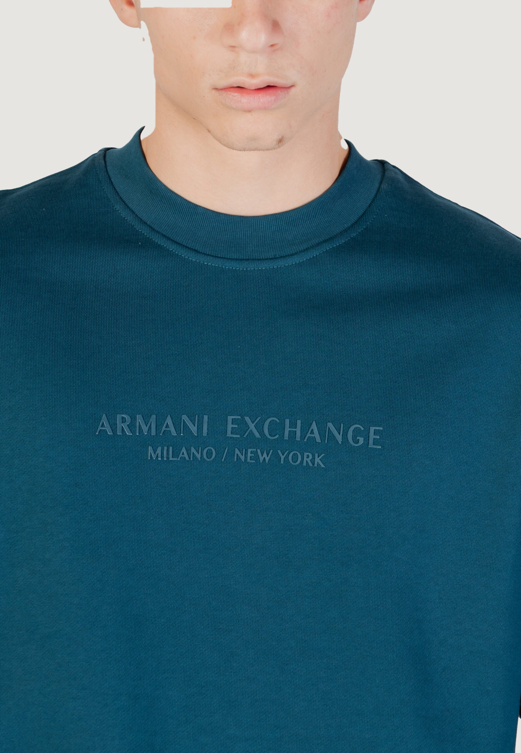 Armani Exchange Men's Petrol Blue Sweatshirts