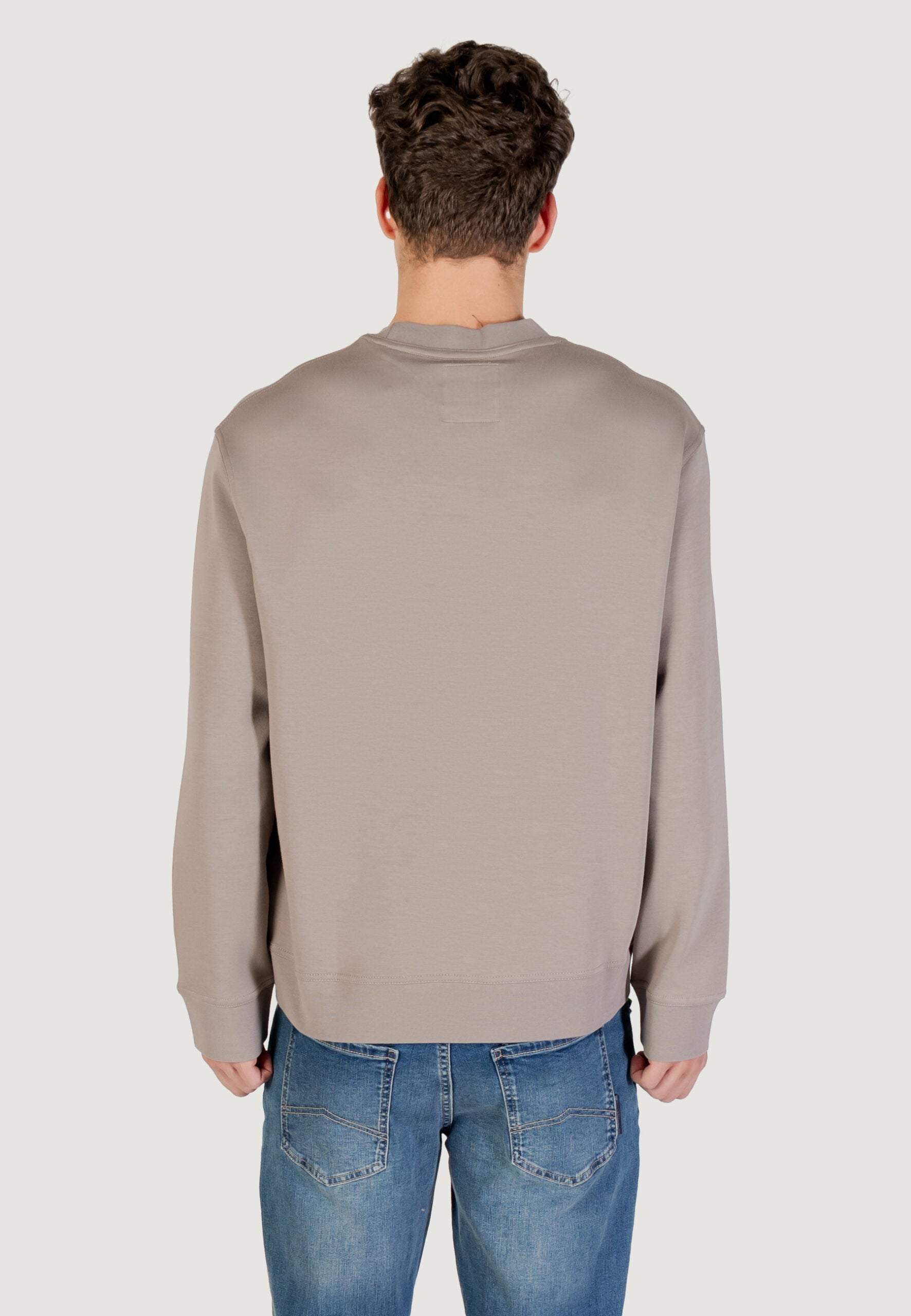 Armani Exchange Men's Taupe Hoodie