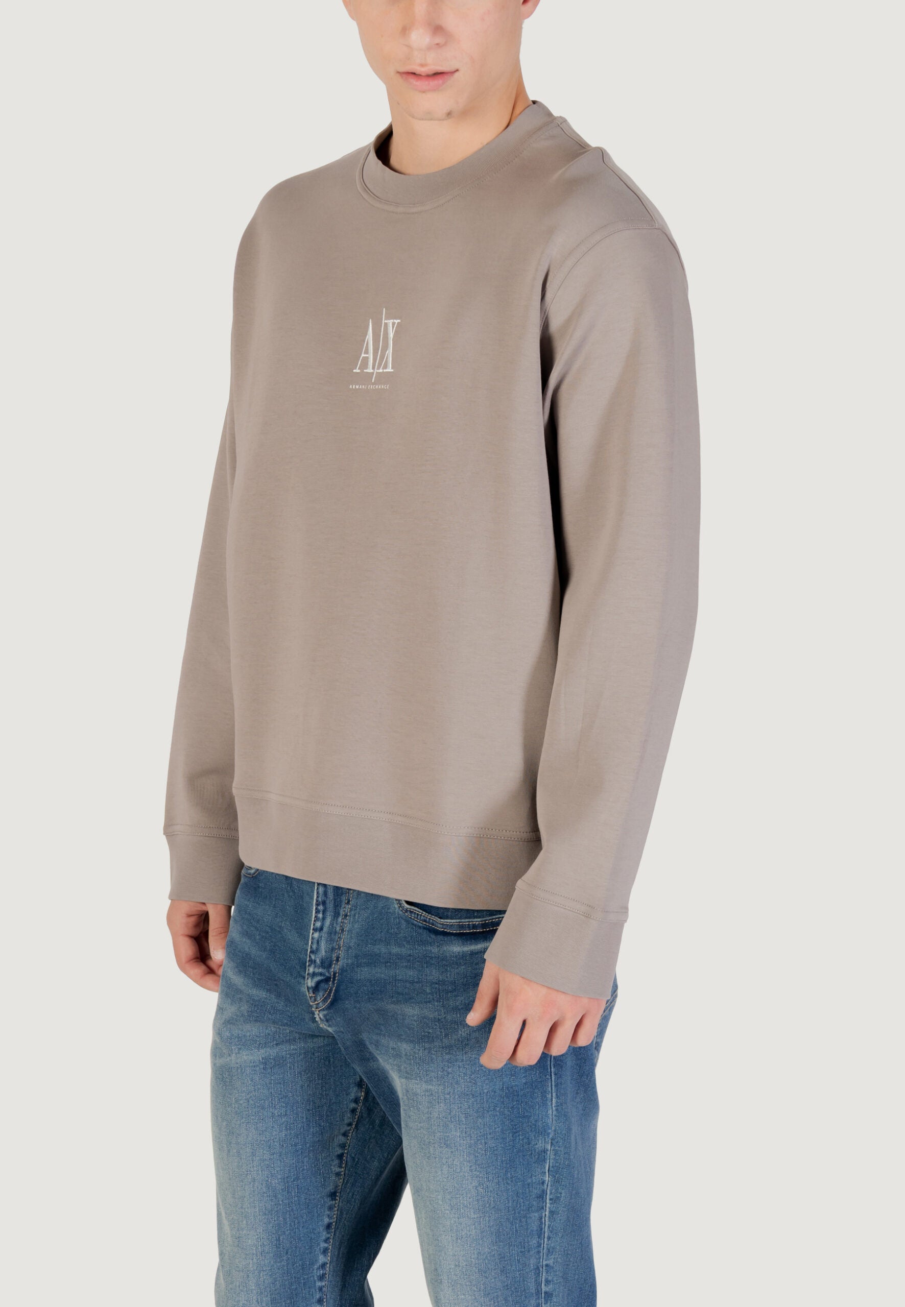 Armani Exchange Men's Taupe Hoodie