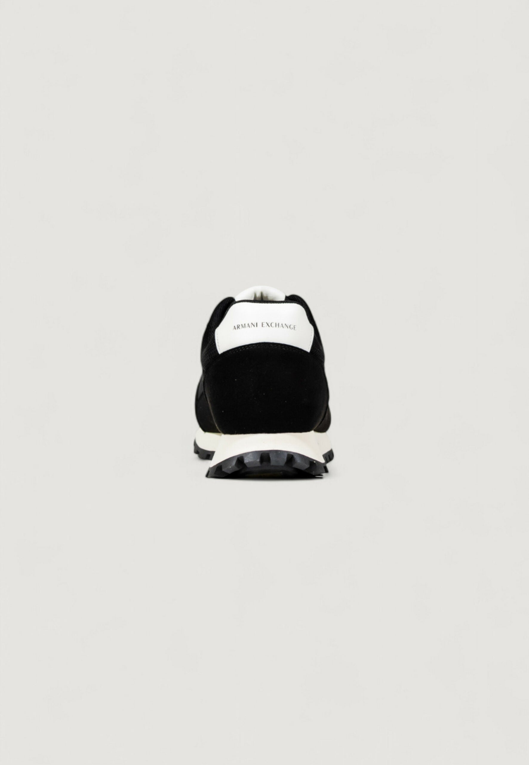 Armani Exchange Men's Black and White Sneakers