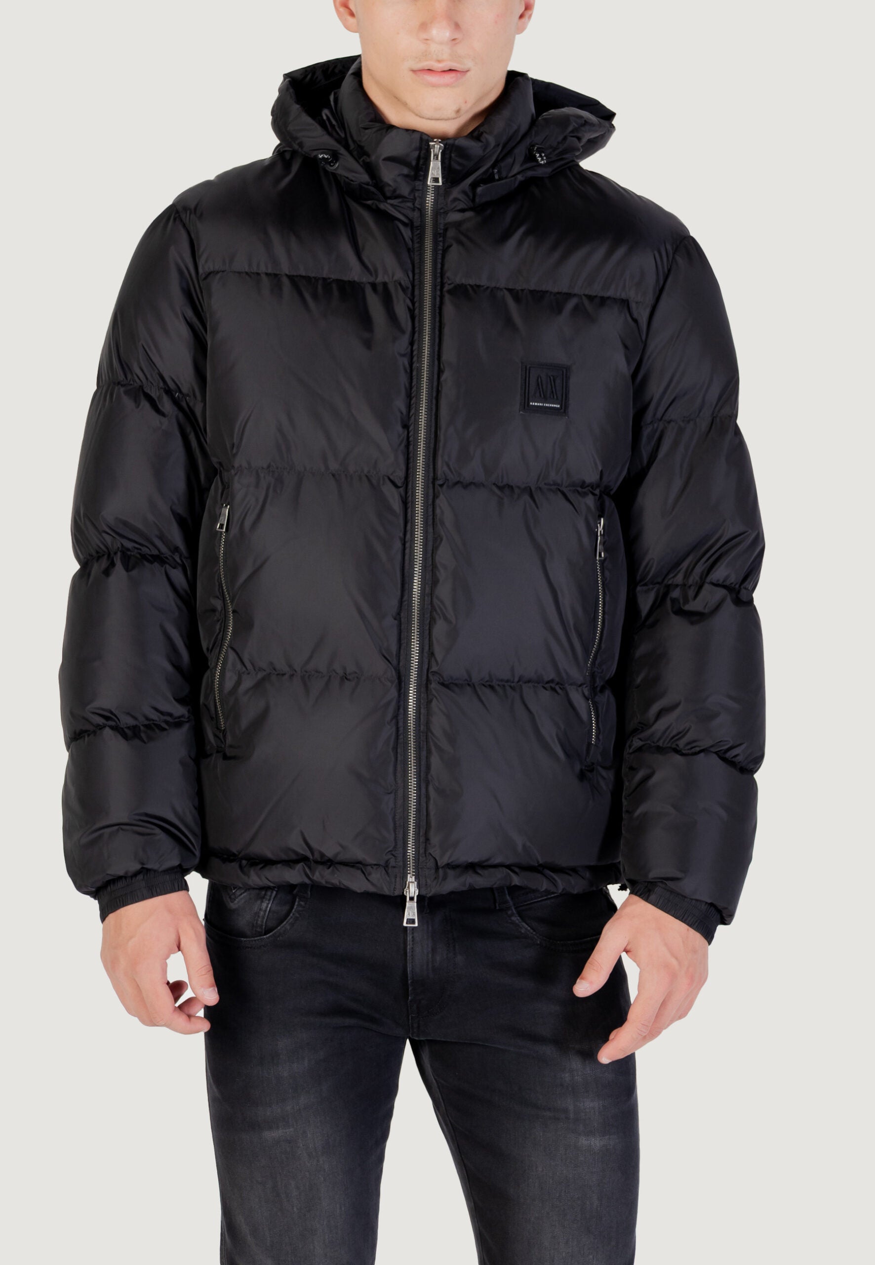 Armani Exchange Men's Black Down Puffer Jacket