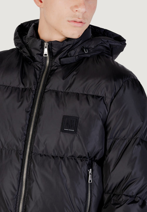 Armani Exchange Men's Black Down Puffer Jacket