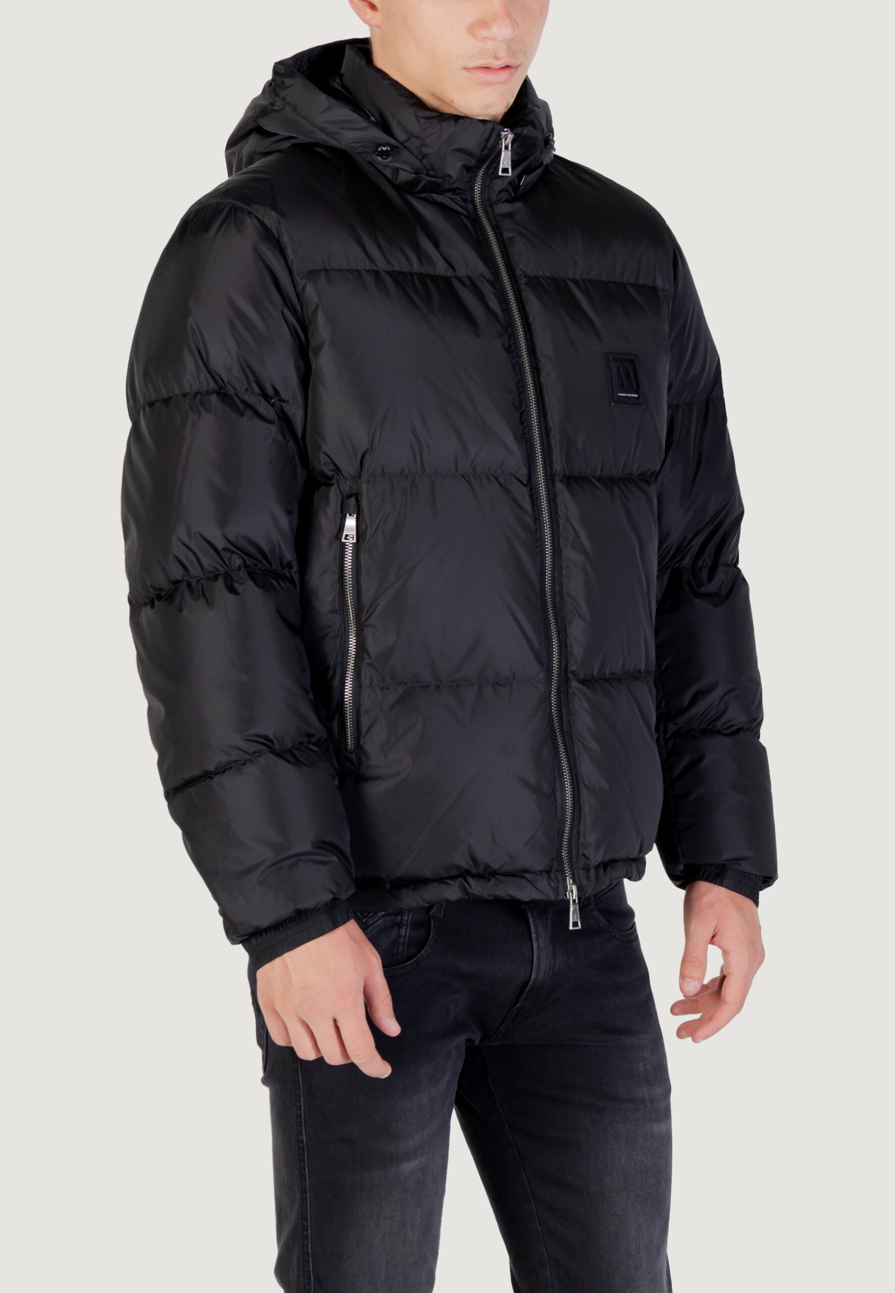 Armani Exchange Men's Black Down Puffer Jacket