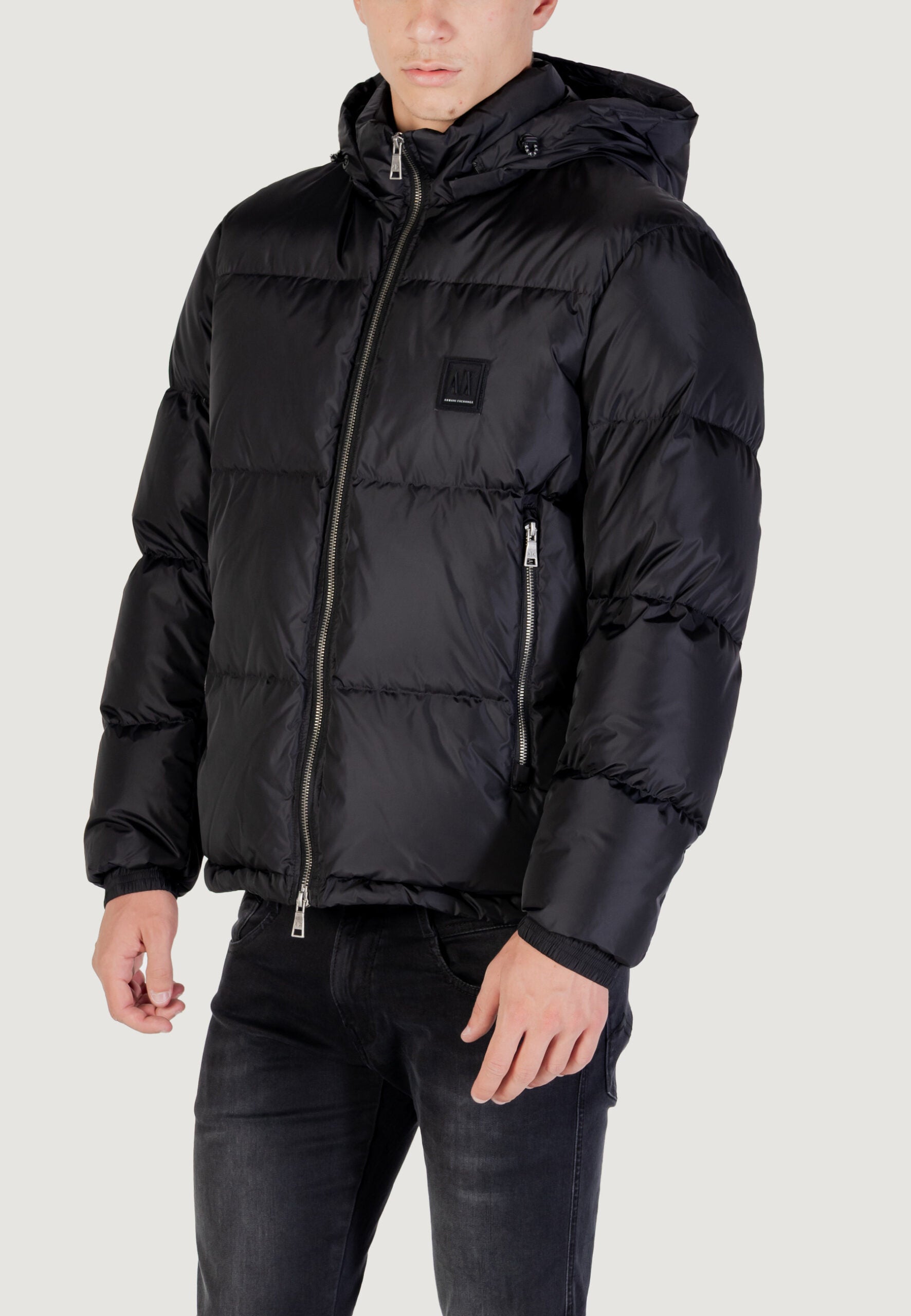 Armani Exchange Men's Black Down Puffer Jacket