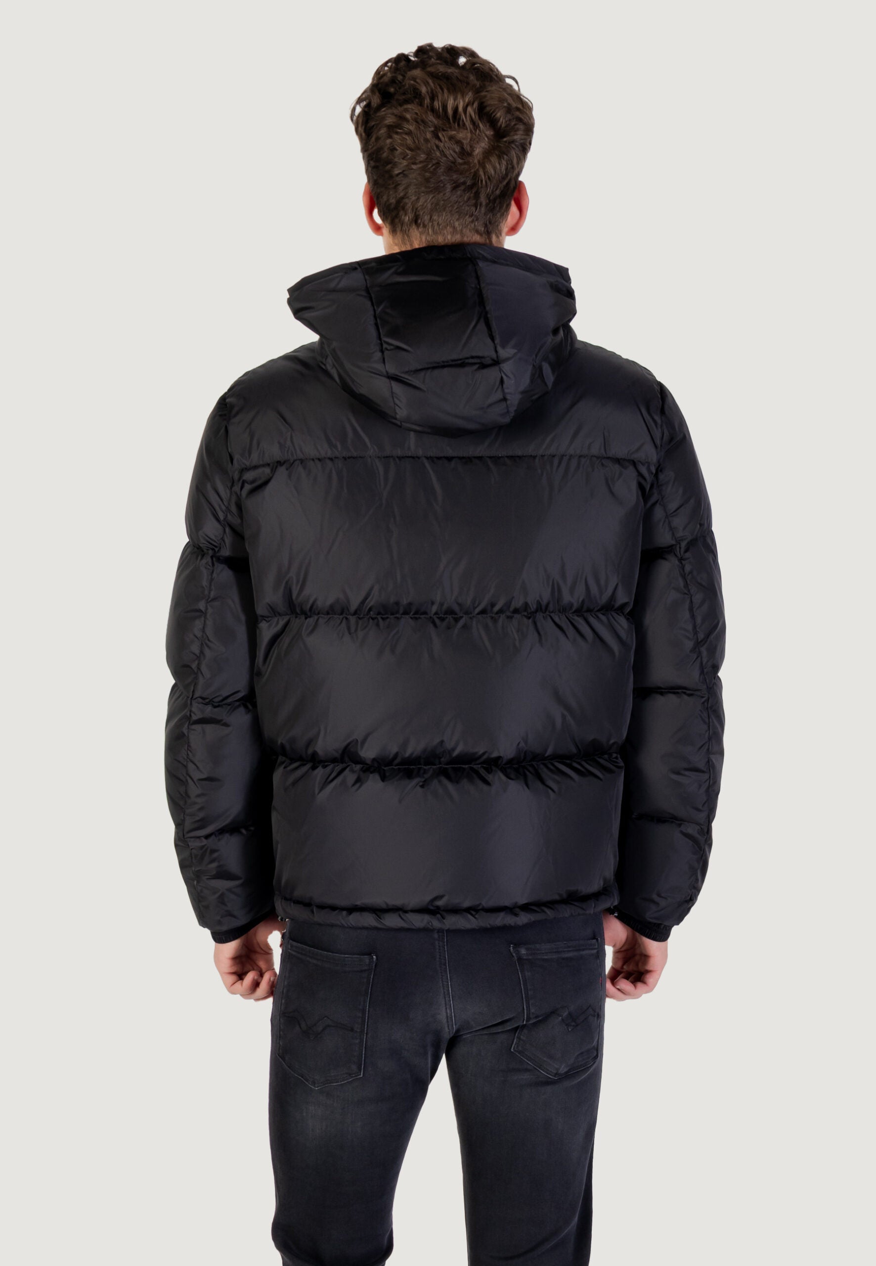 Armani Exchange Men's Black Down Puffer Jacket