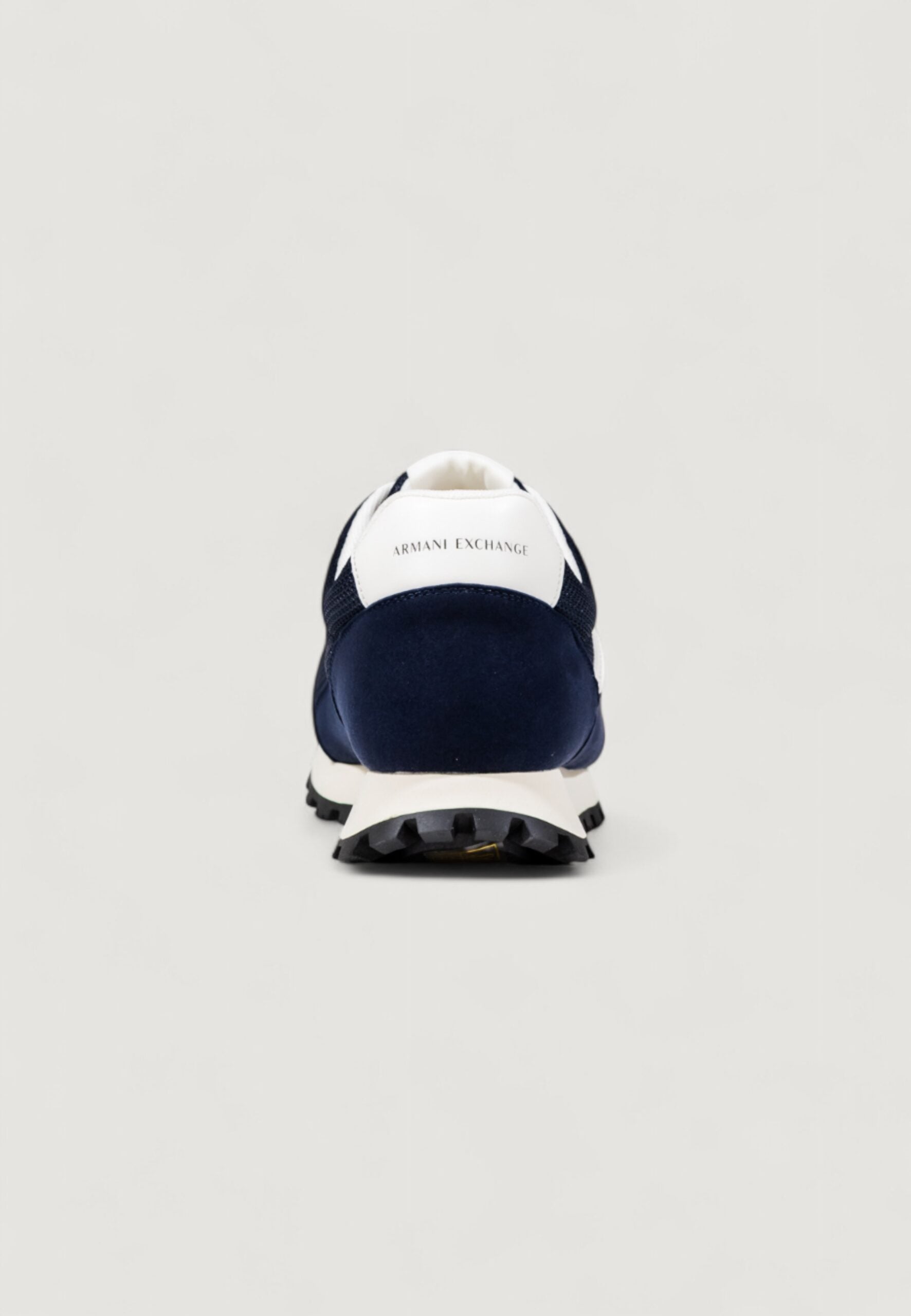 Armani Exchange Men's Blue and White Sneakers