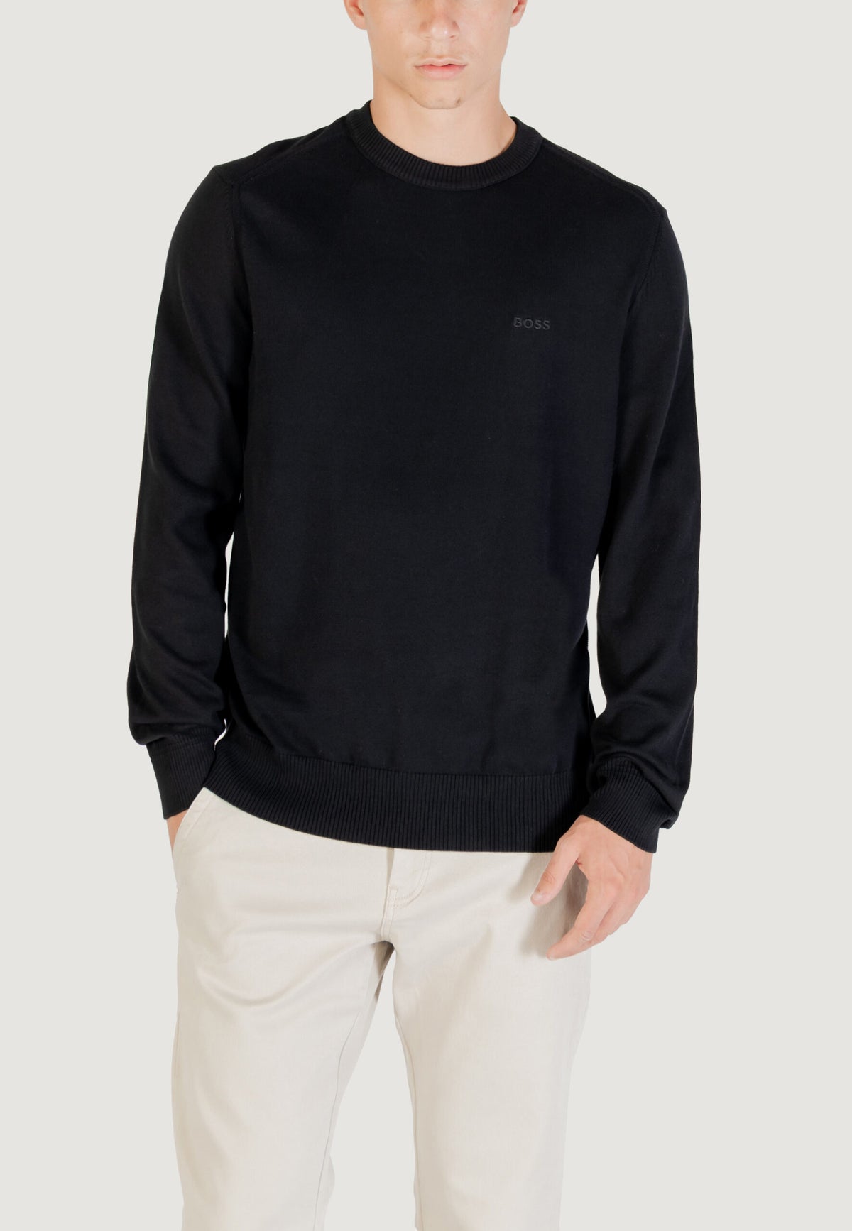 BOSS Men's Black Sweater