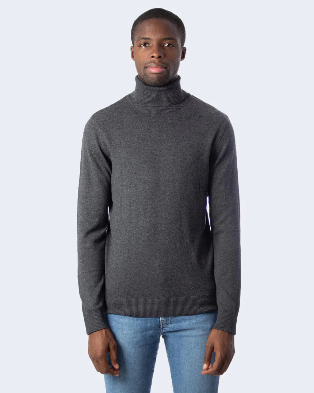 Jack & Jones Jjeemil Men's Fine Knit Turtleneck Roll Neck Pullover Sweater