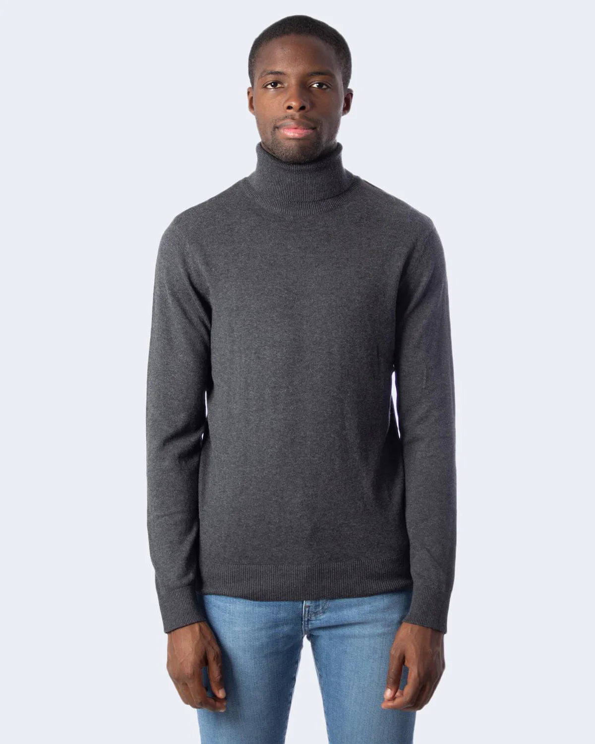 Jack & Jones Jjeemil Men's Fine Knit Turtleneck Roll Neck Pullover Sweater