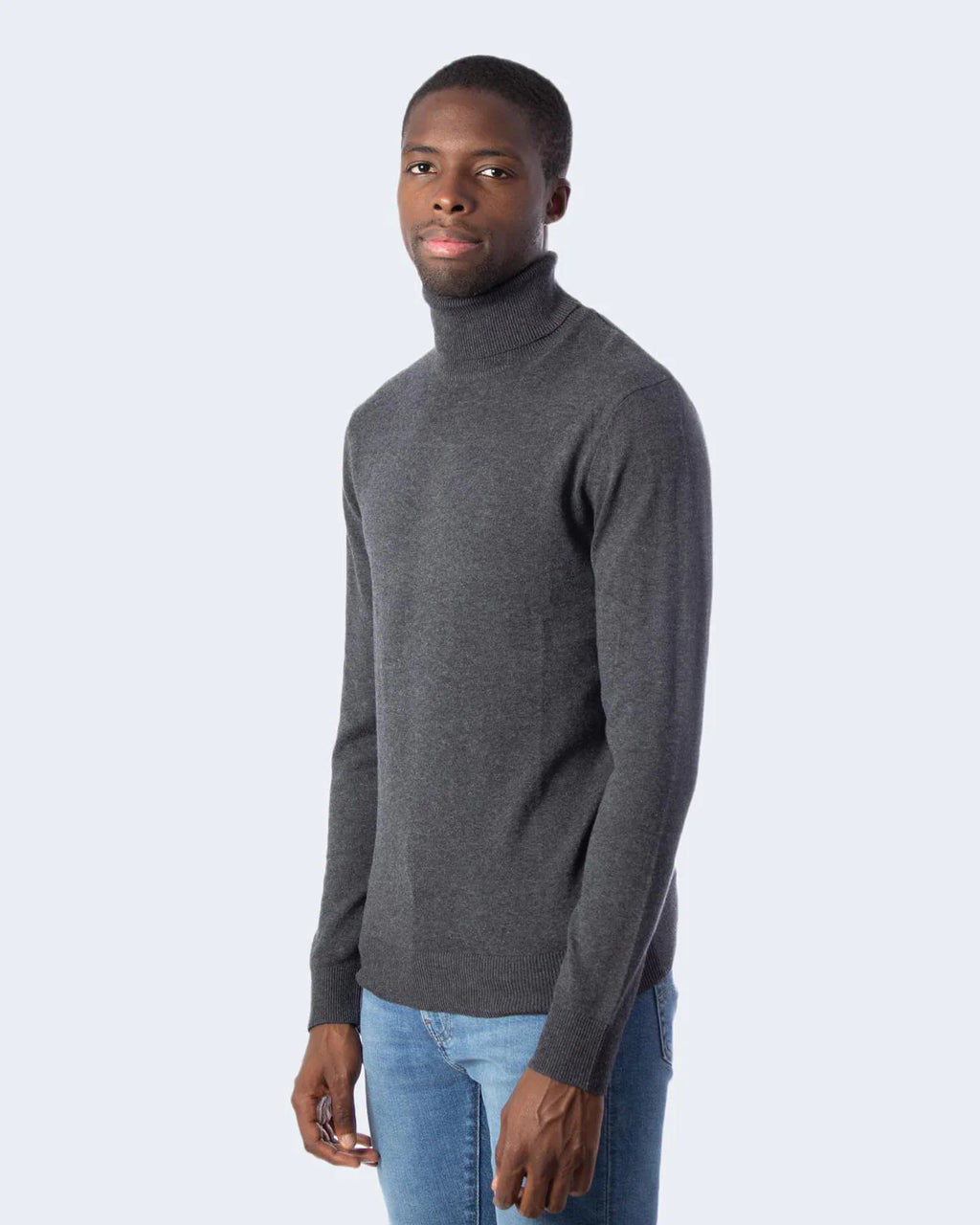 Jack & Jones Jjeemil Men's Fine Knit Turtleneck Roll Neck Pullover Sweater