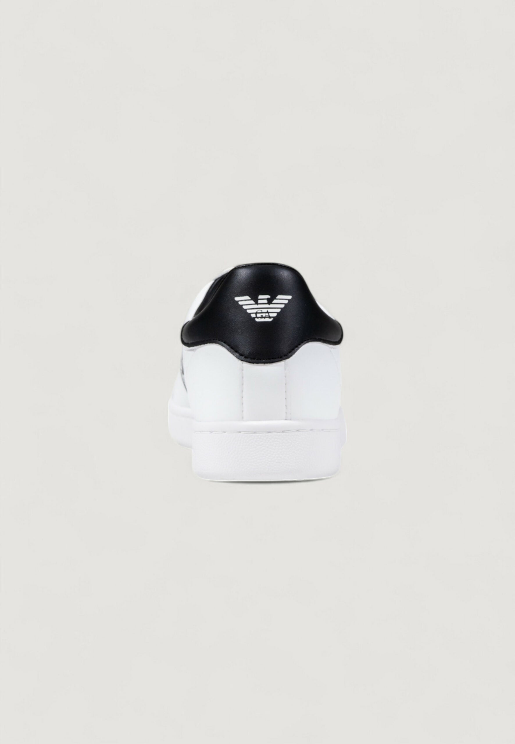 EA7 Men's White and Black Sneakers