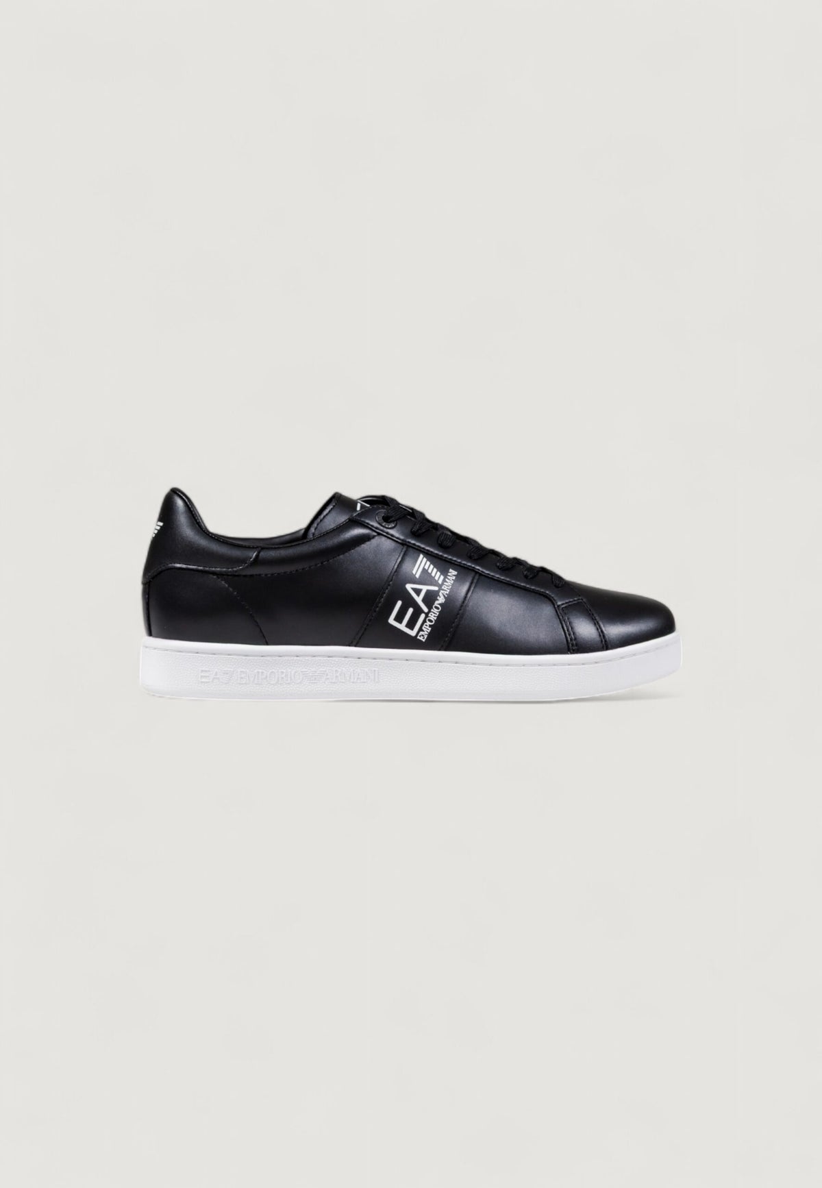 EA7 Emporio Armani Men's Black and White Sneakers
