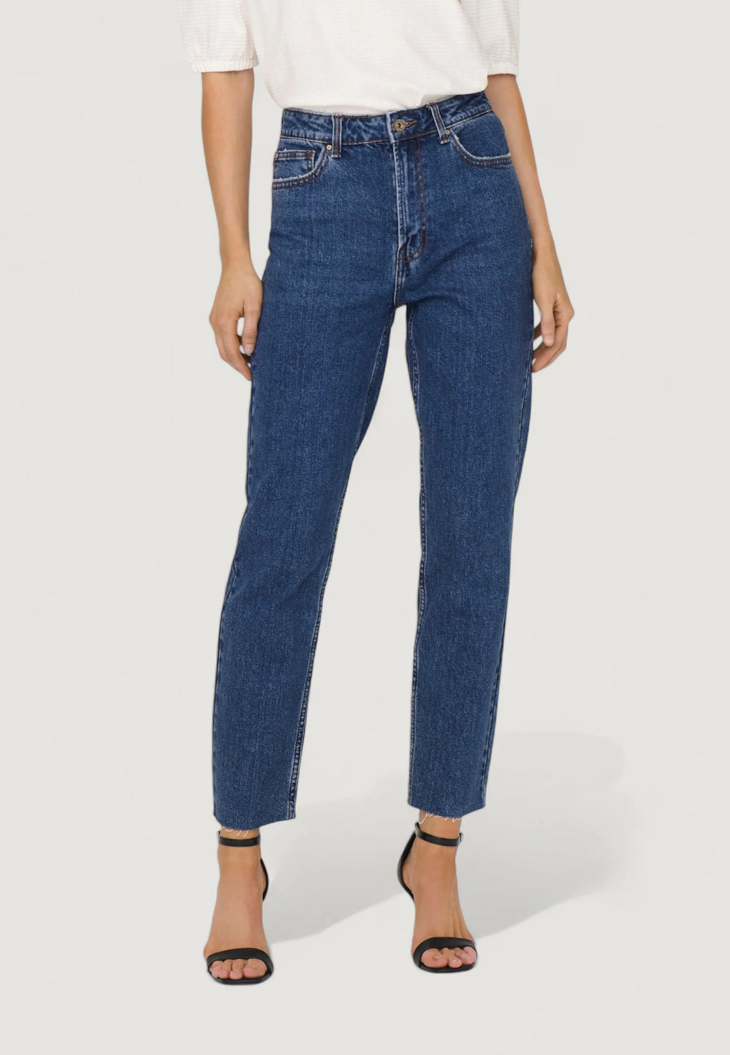 Mom jeans Only ONLEMILY HW ST RAW CR AN MAE05 NOOS