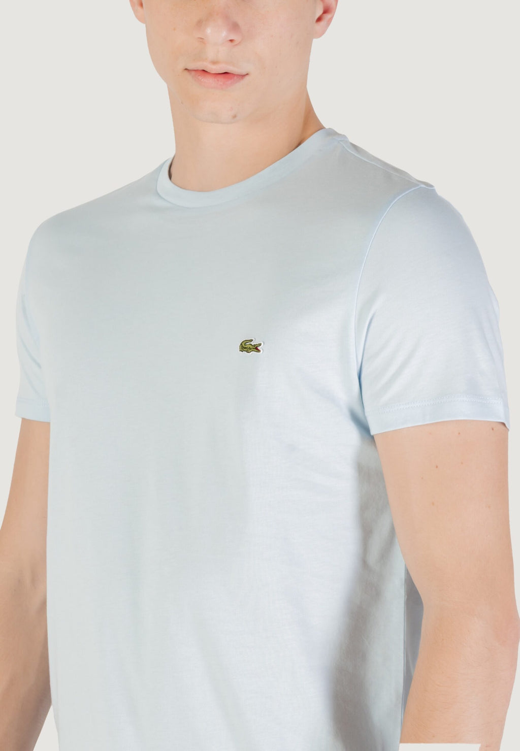 ラコステ メンズ ライトブルー Tシャツ