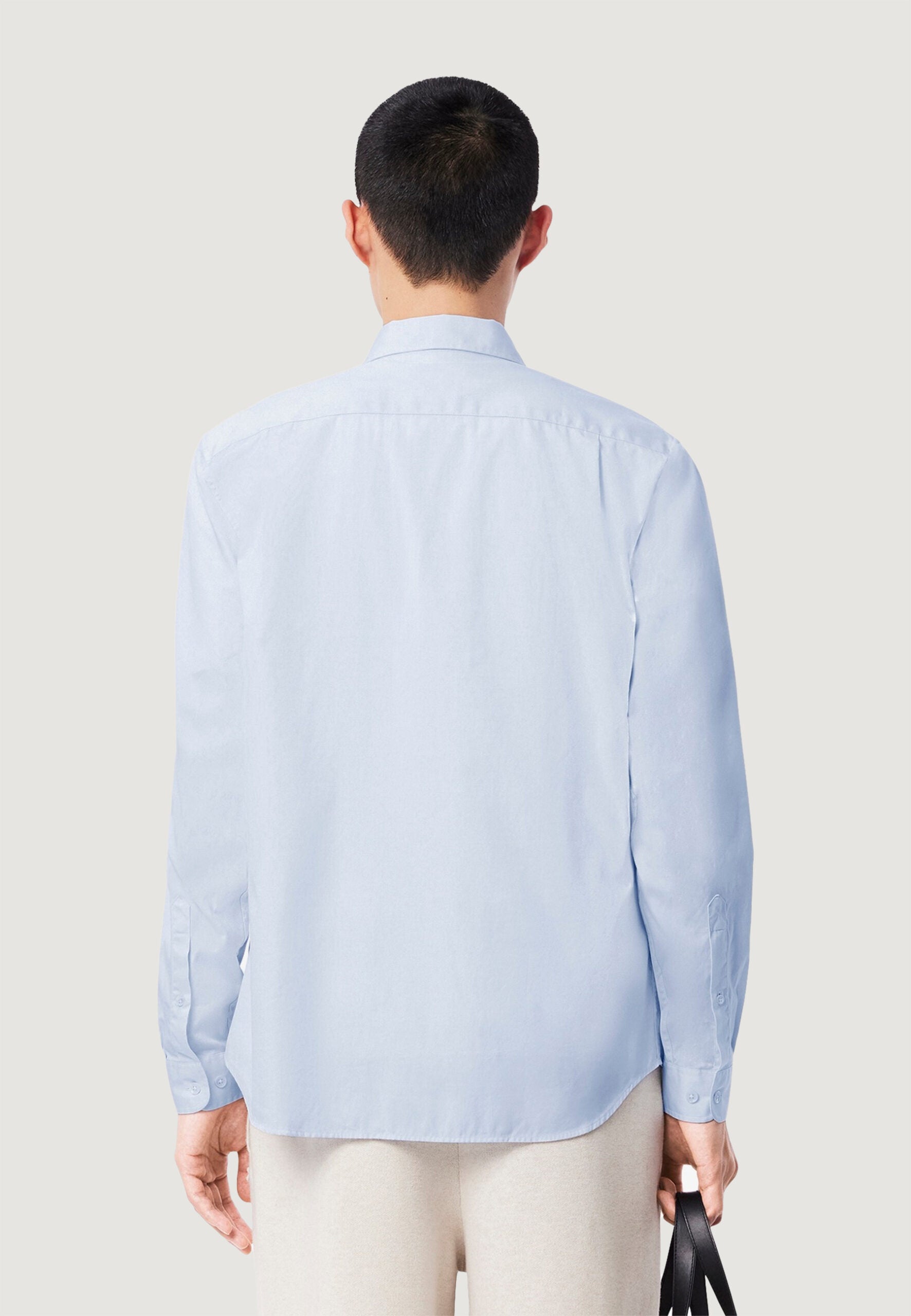 Lacoste Men's Sky Blue Long Sleeve Shirt