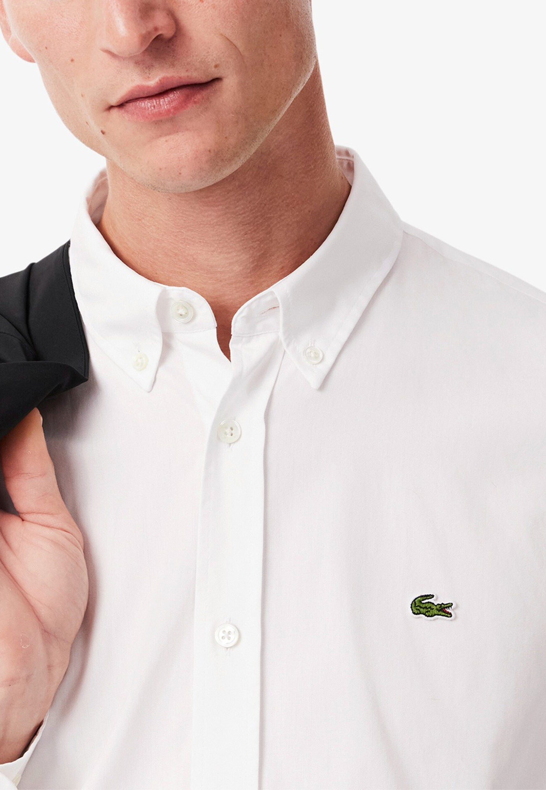 Lacoste Men's White Long Sleeve Shirt