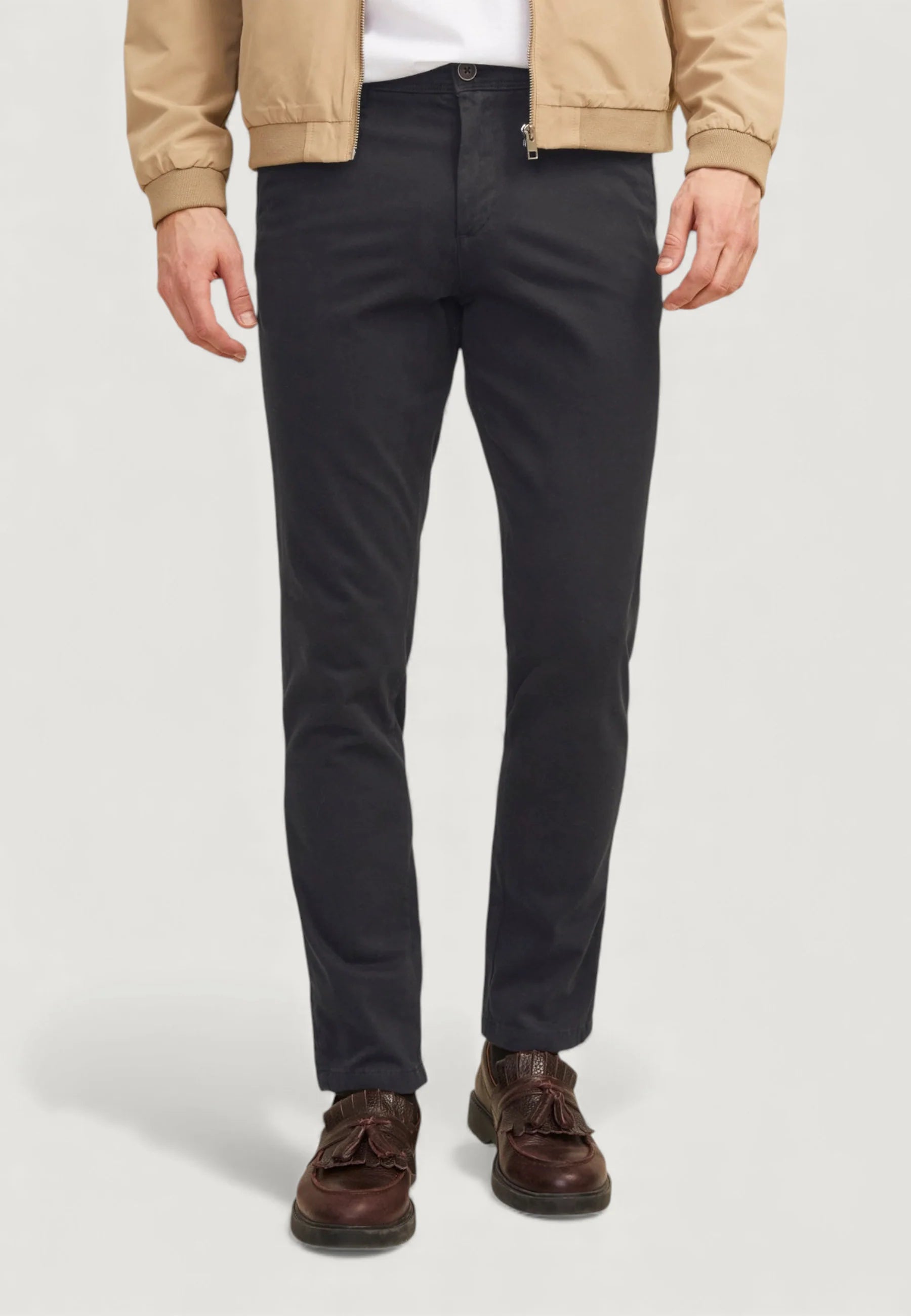 Jack & Jones JPSTMARCO Men's Slim-Fit Stretch Chino Trousers