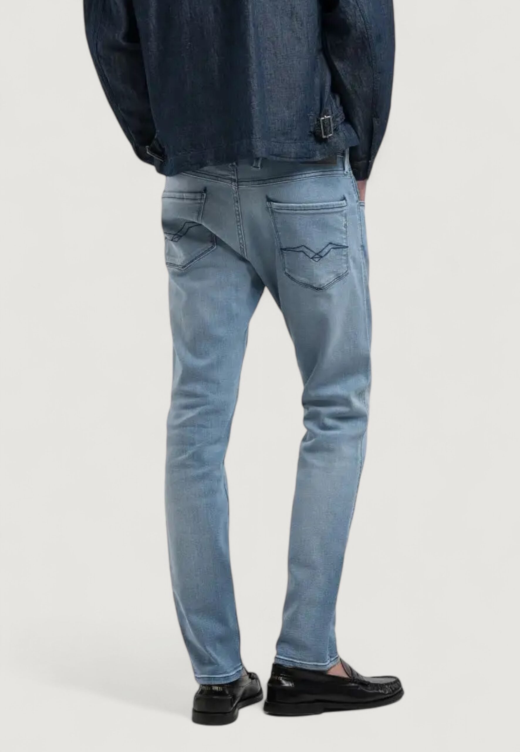 Replay Men's ANBASS Slim Fit Jeans - Light Blue M914Y