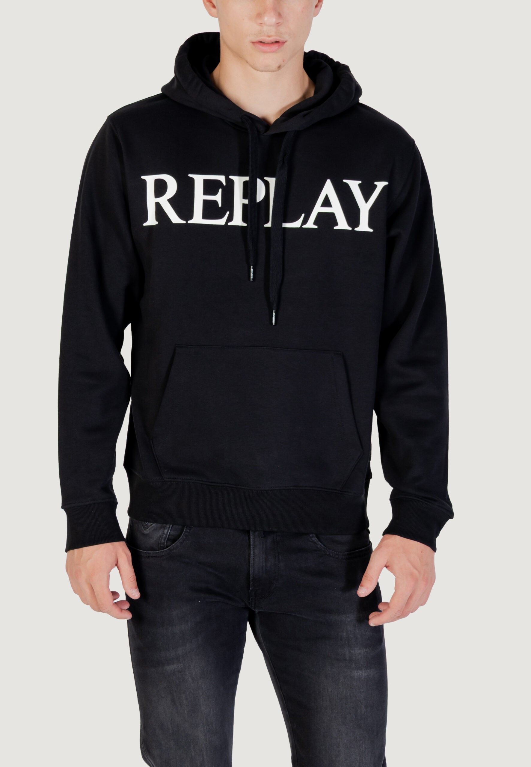 Replay Men's Black Hoodie