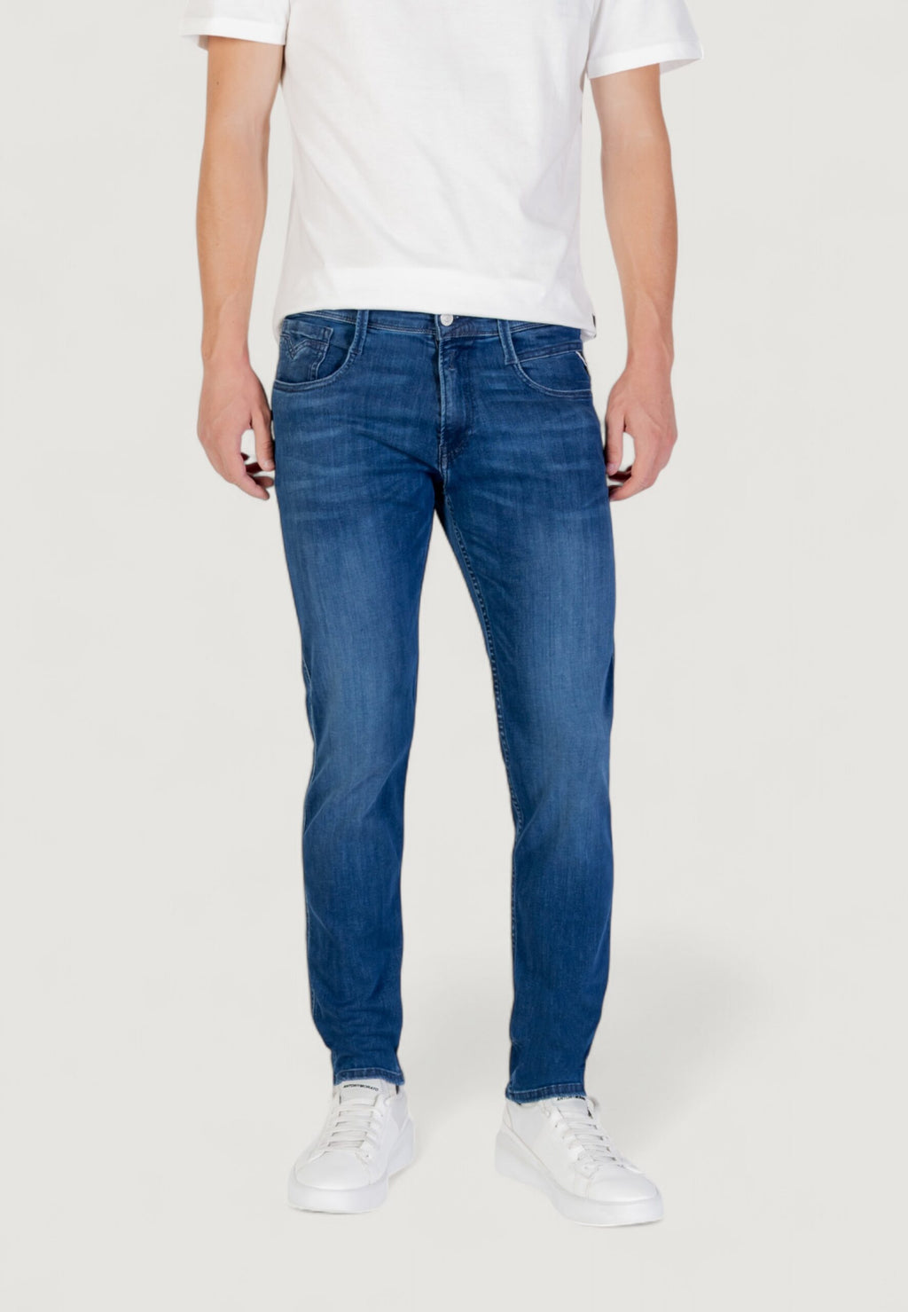 Replay Men's Blue Denim Slim Jeans M914