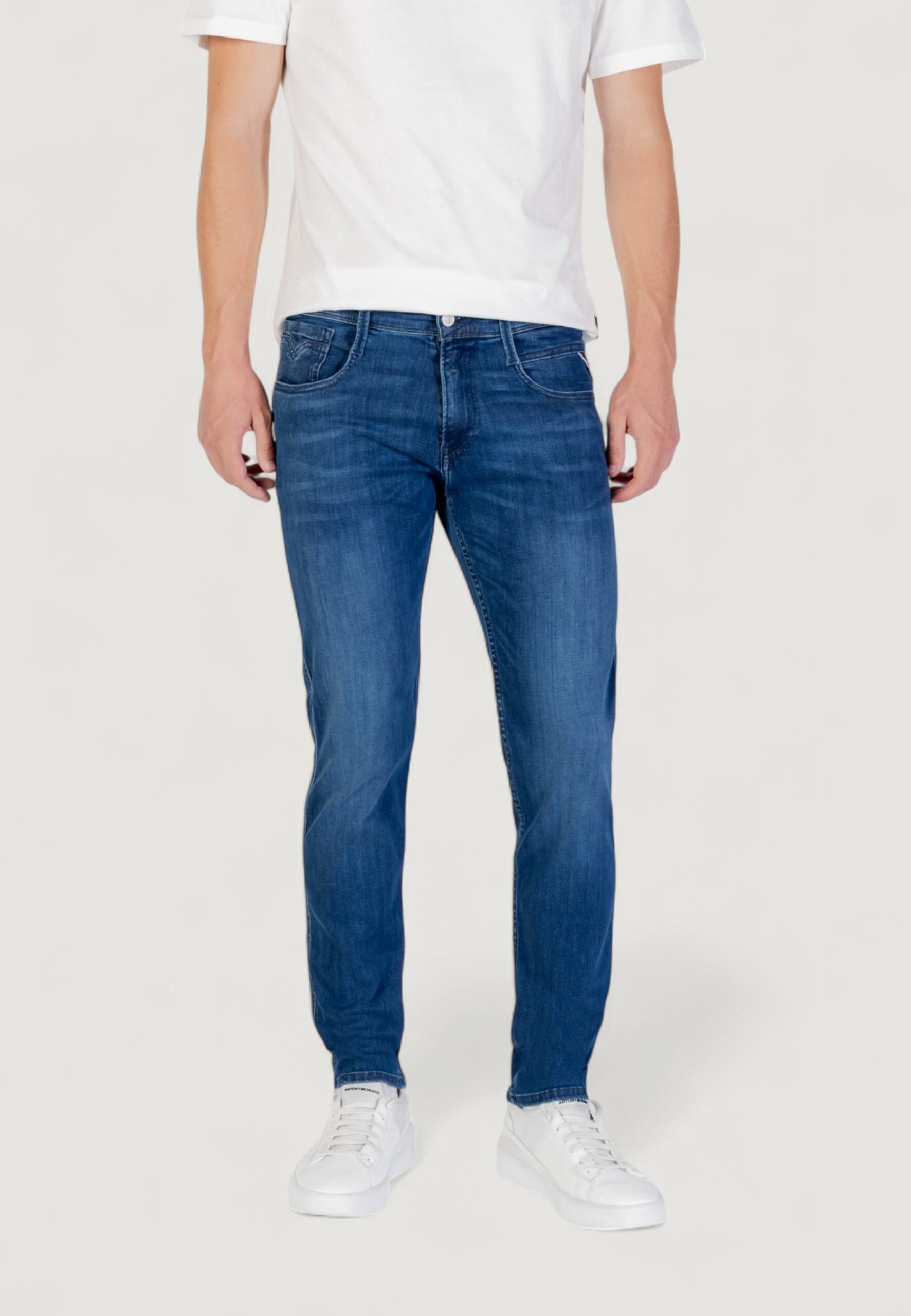 Replay Men's Blue Denim Slim Jeans M914