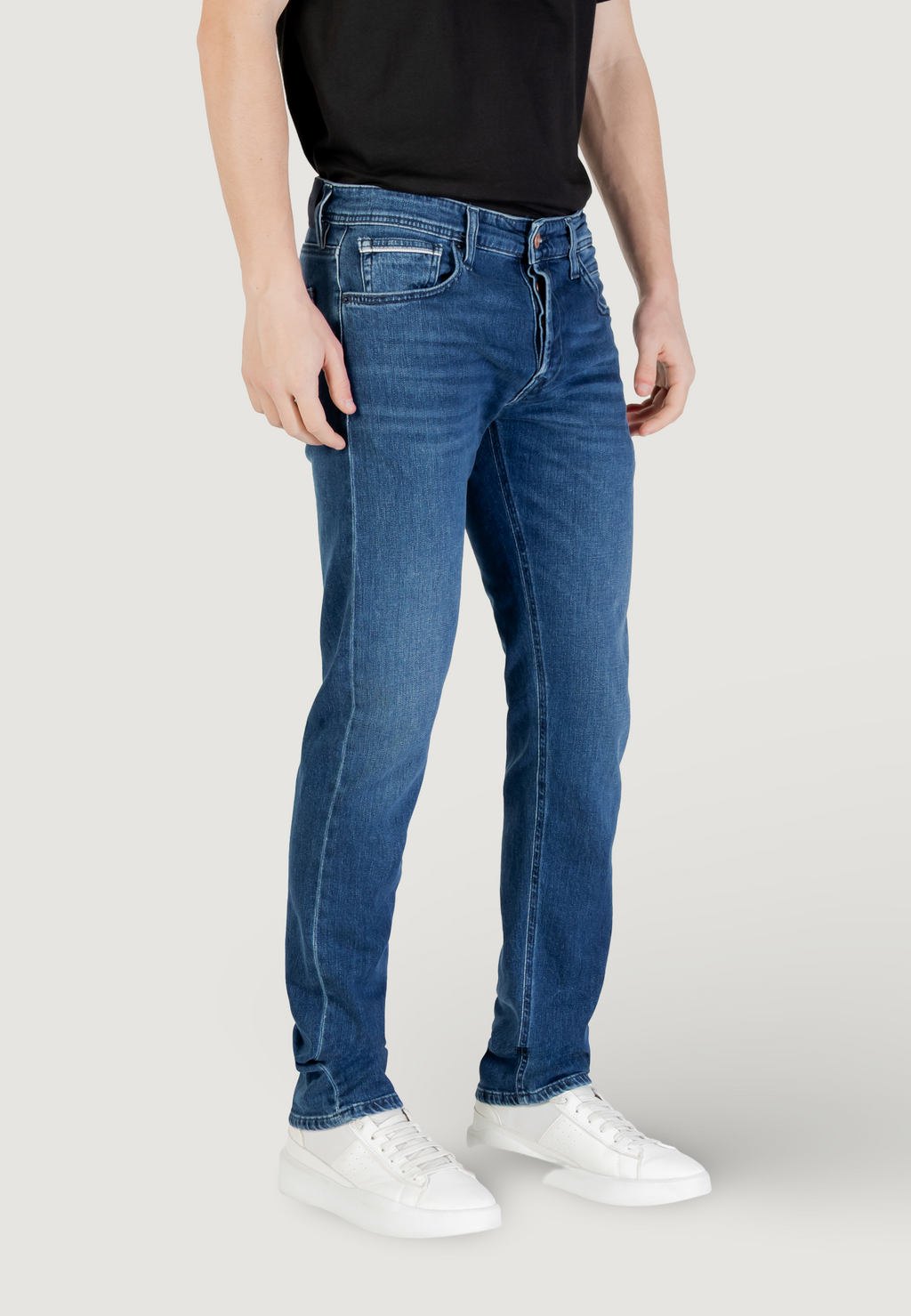 Replay Men's Dark Blue Denim Jeans - Classic & Straight Fit Styles