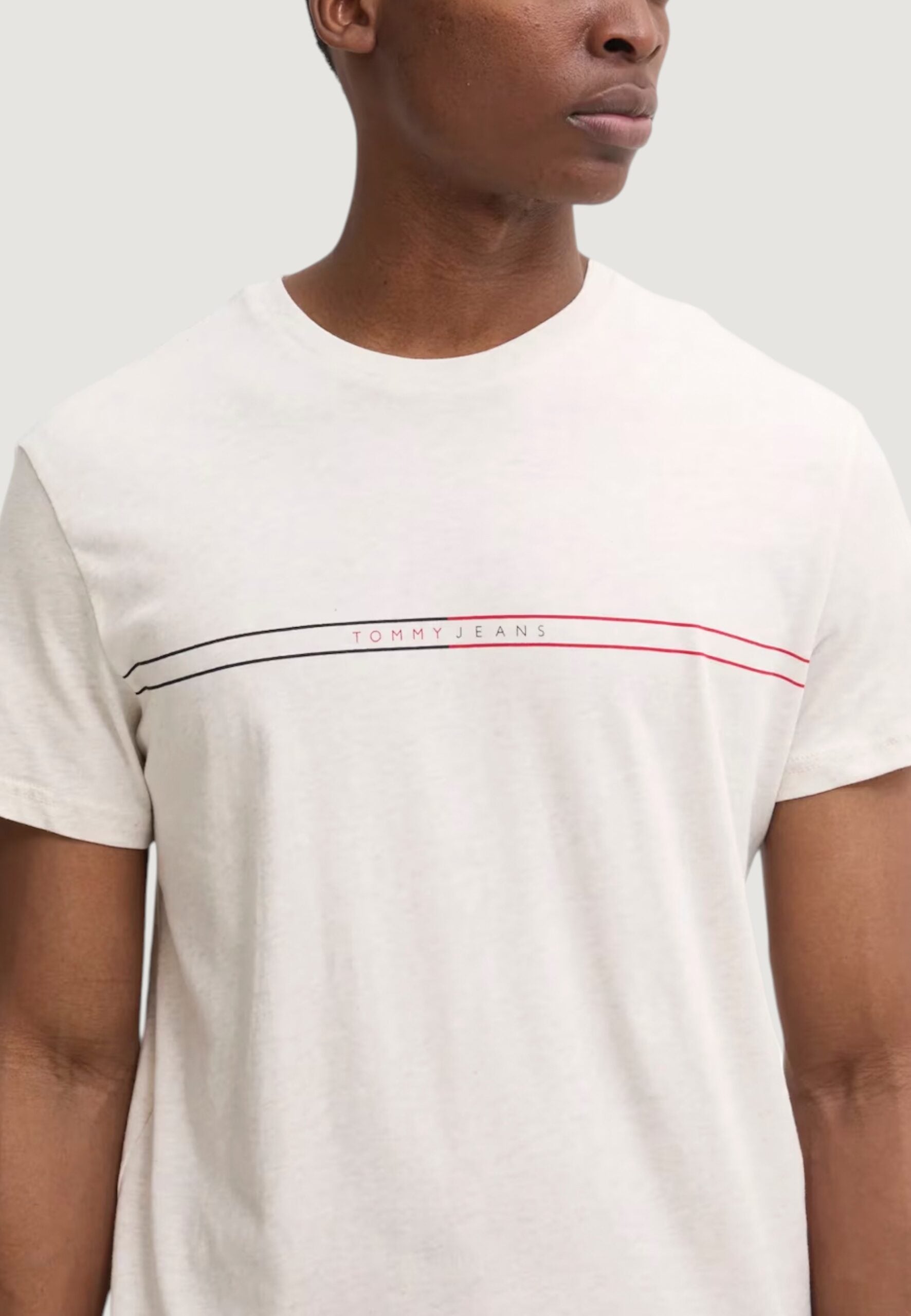 Tommy Hilfiger jeans TJM Entry Graphic T-Shirt - Men's Beige | Logo Tee
