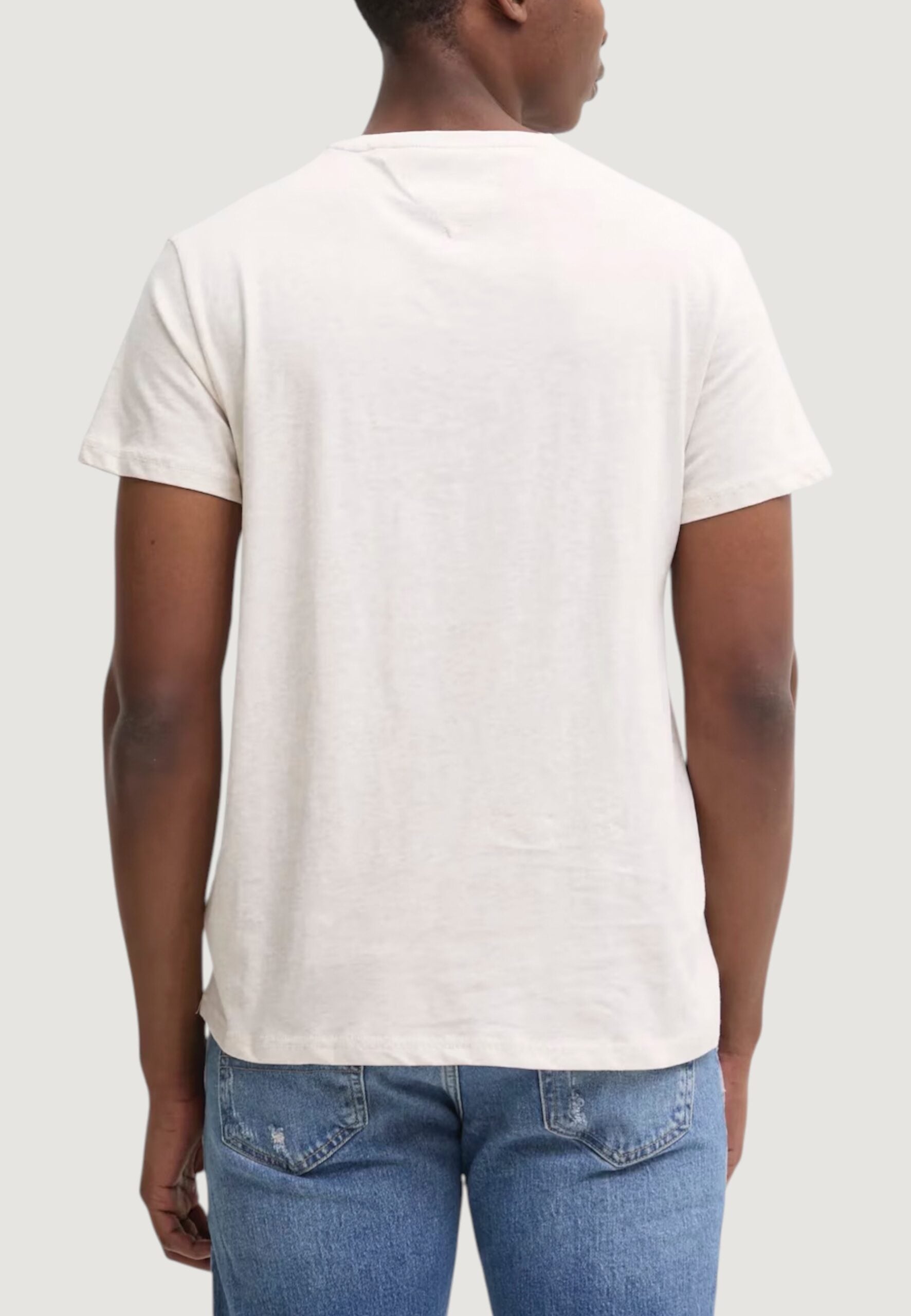 Tommy Hilfiger jeans TJM Entry Graphic T-Shirt - Men's Beige | Logo Tee