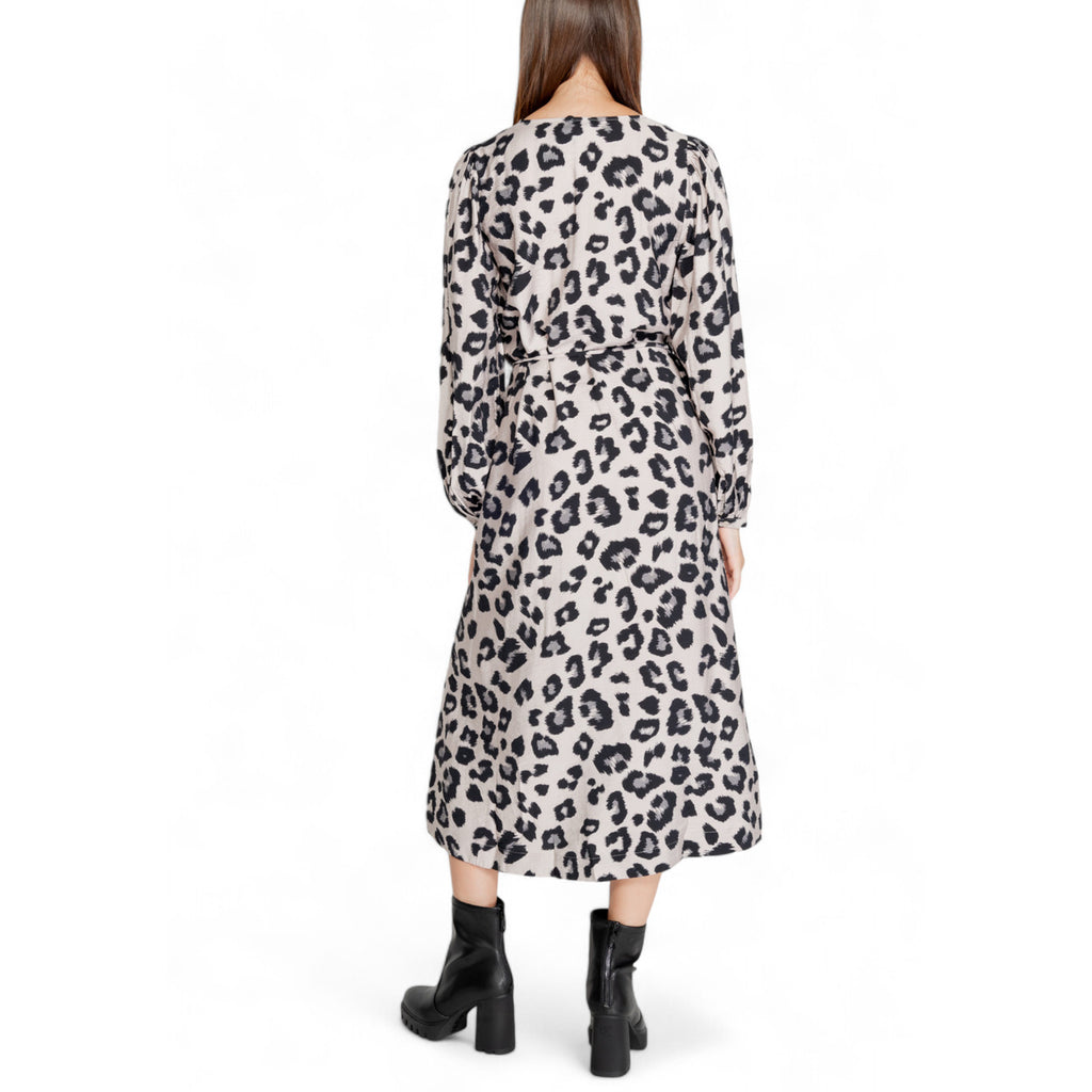 Jacqueline de Yong JDYCAROLINE L/S MIDI SLIT DRESS WVN