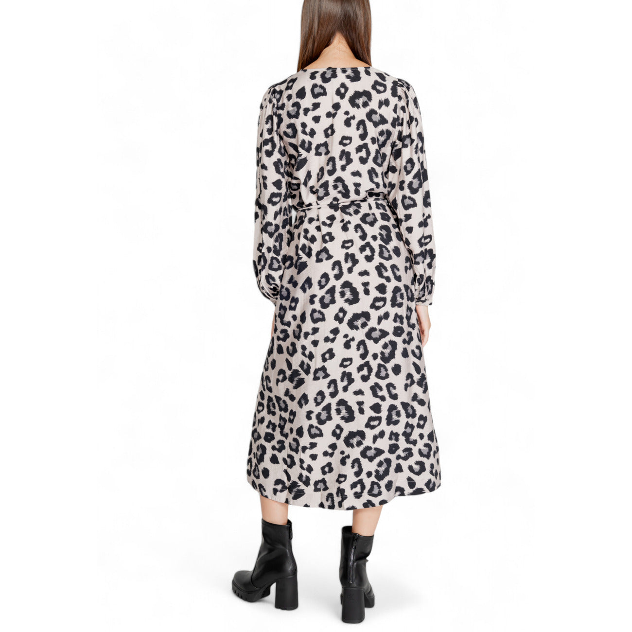 Jacqueline de Yong JDYCAROLINE L/S MIDI SLIT DRESS WVN
